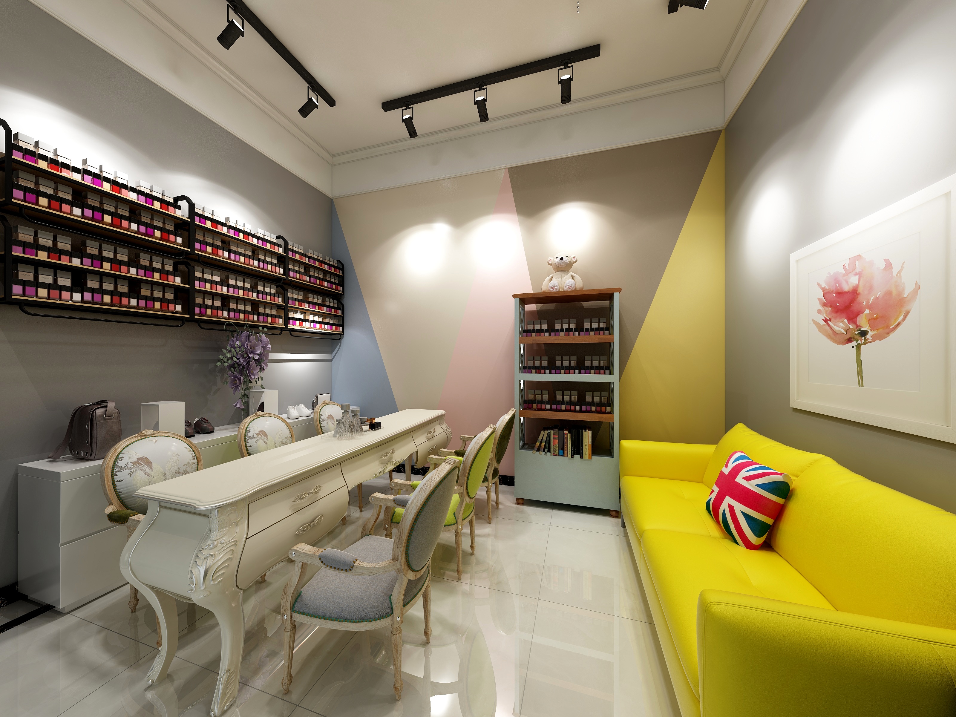 王俊-光谷美甲店-装修设计方案