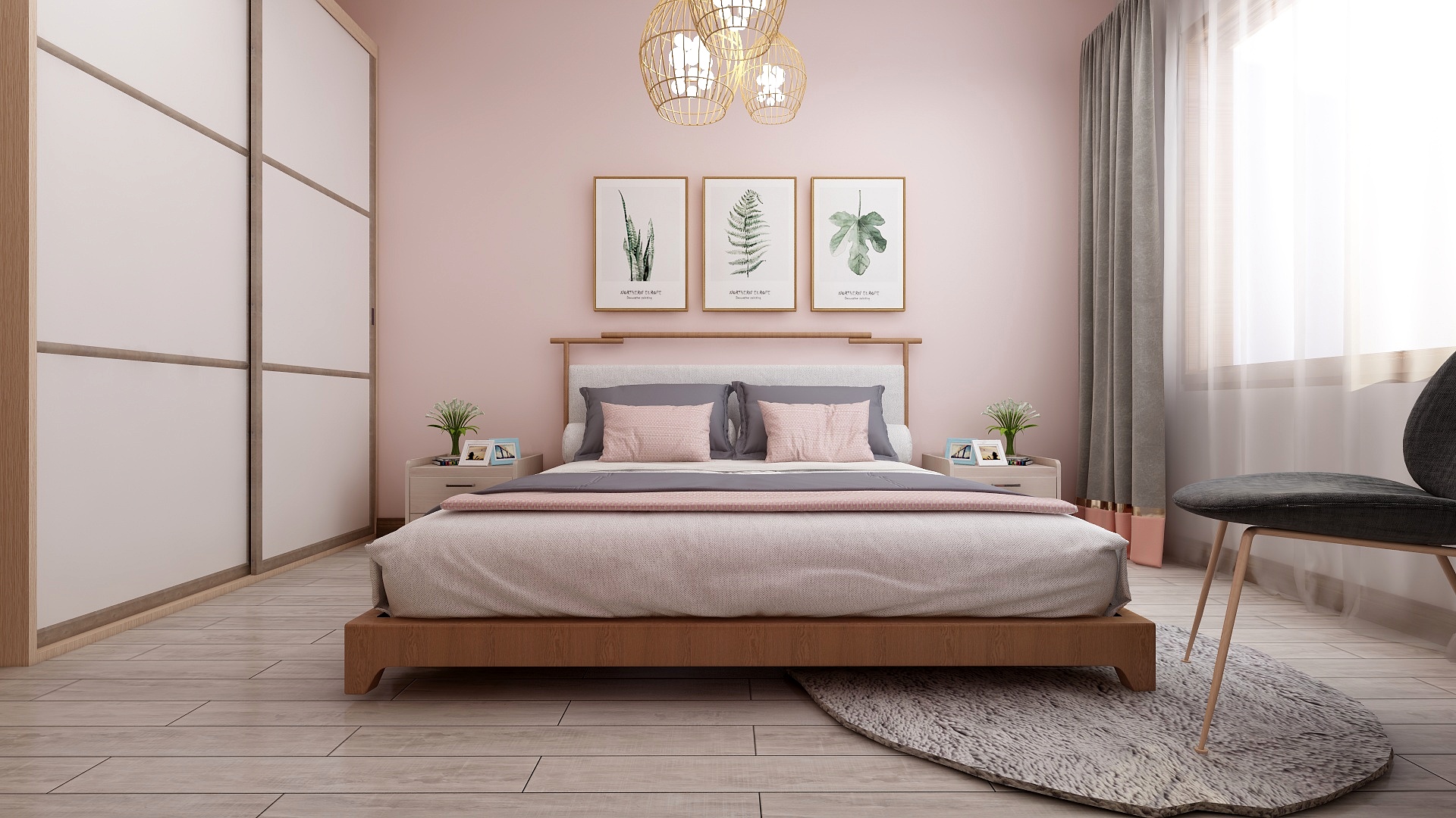 钟某人2-141方新中式四居装修效果图