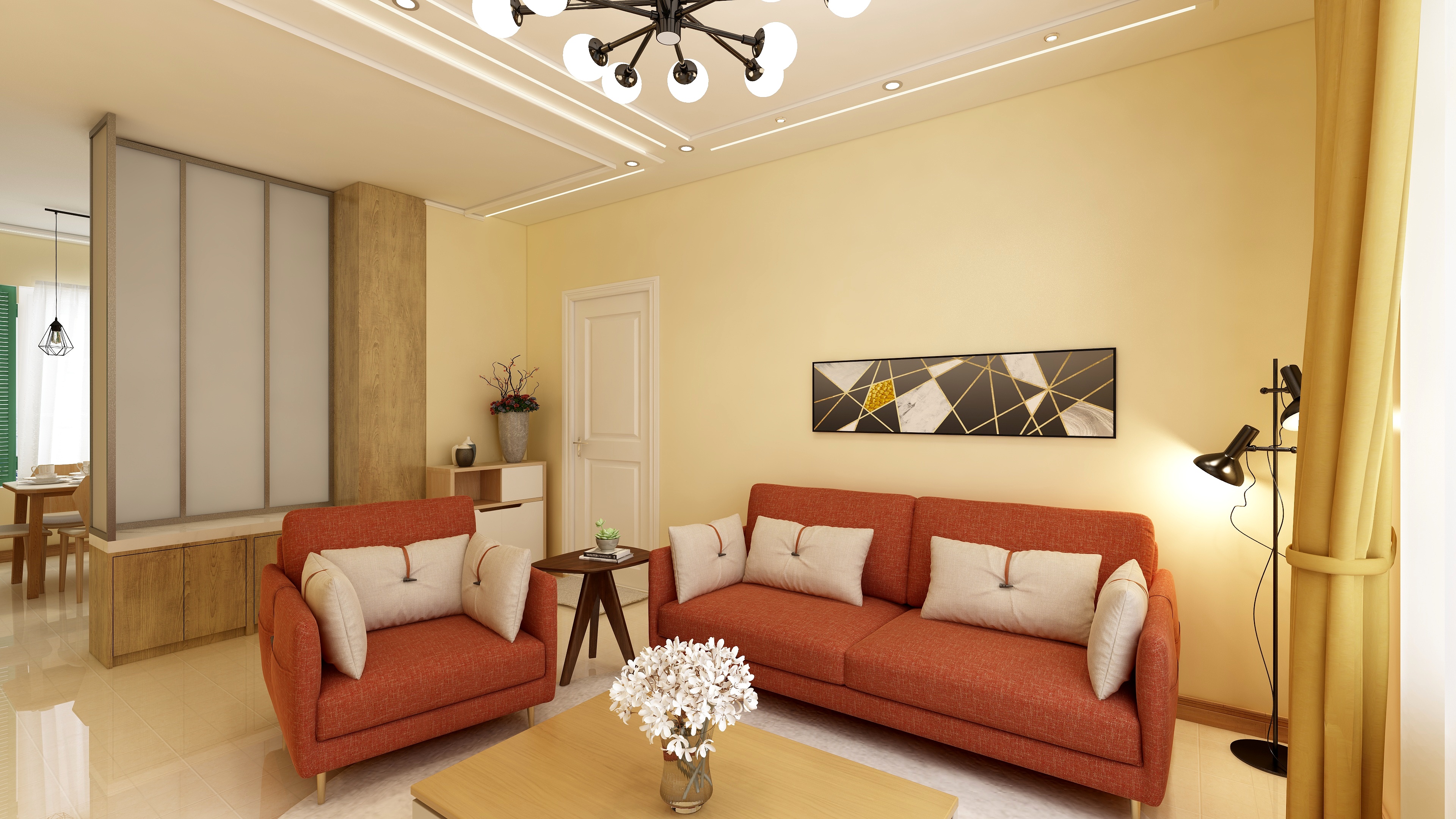 郑中央XruB-99㎡现代两居-副本-装修设计方案