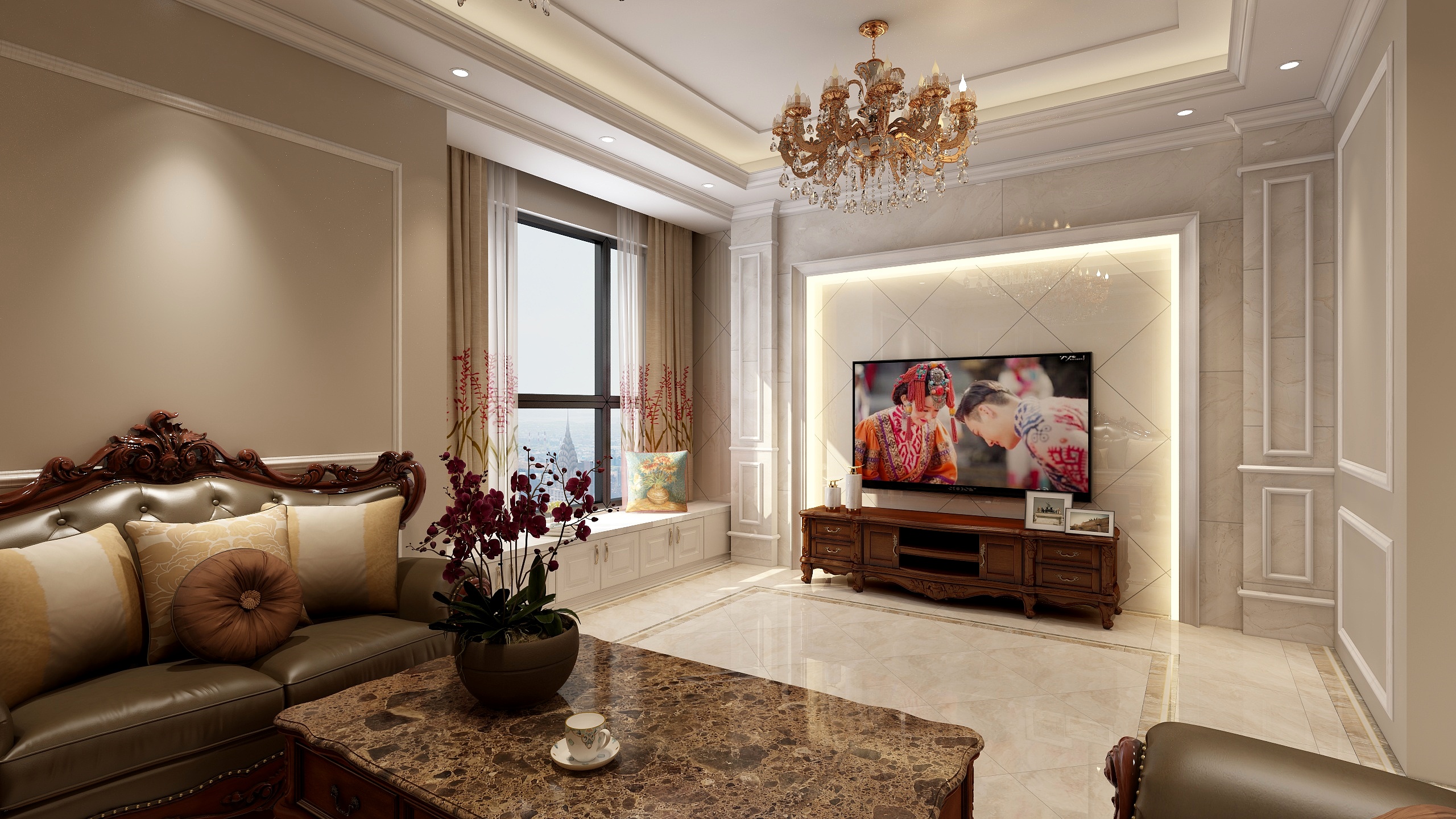 西西Eva-唐忠欧式效果图更新-装修设计方案