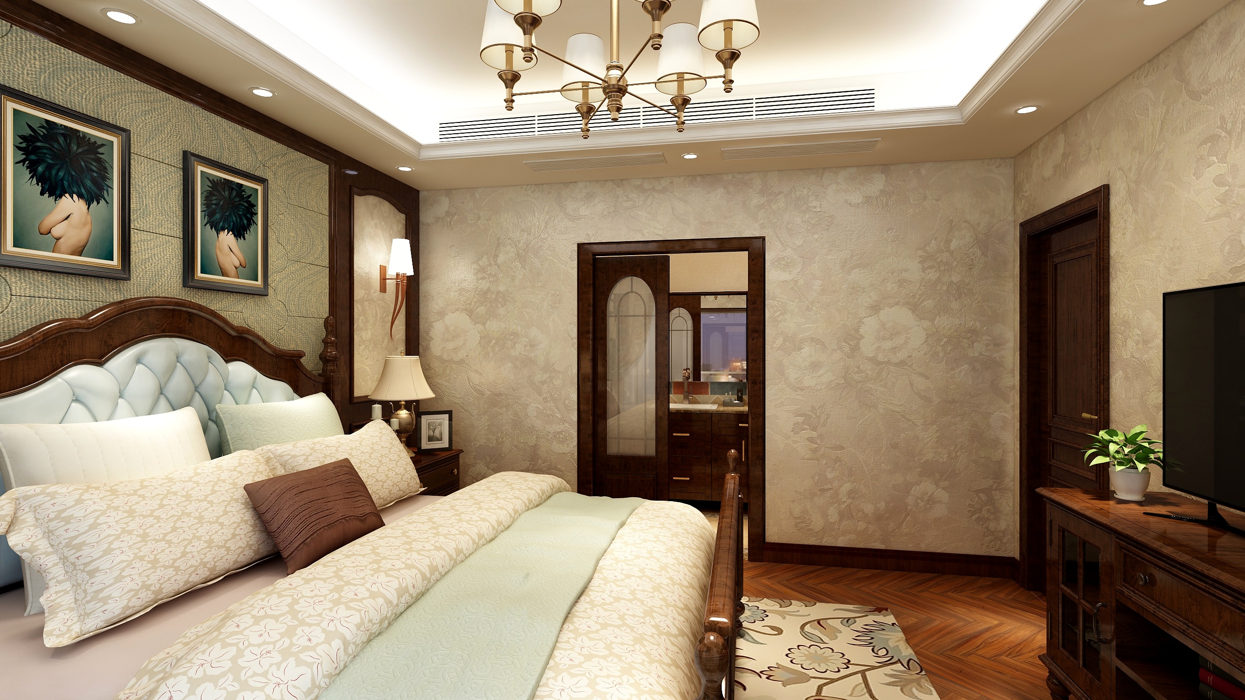 名匠空间装饰设计-简美四居-副本-装修设计方案