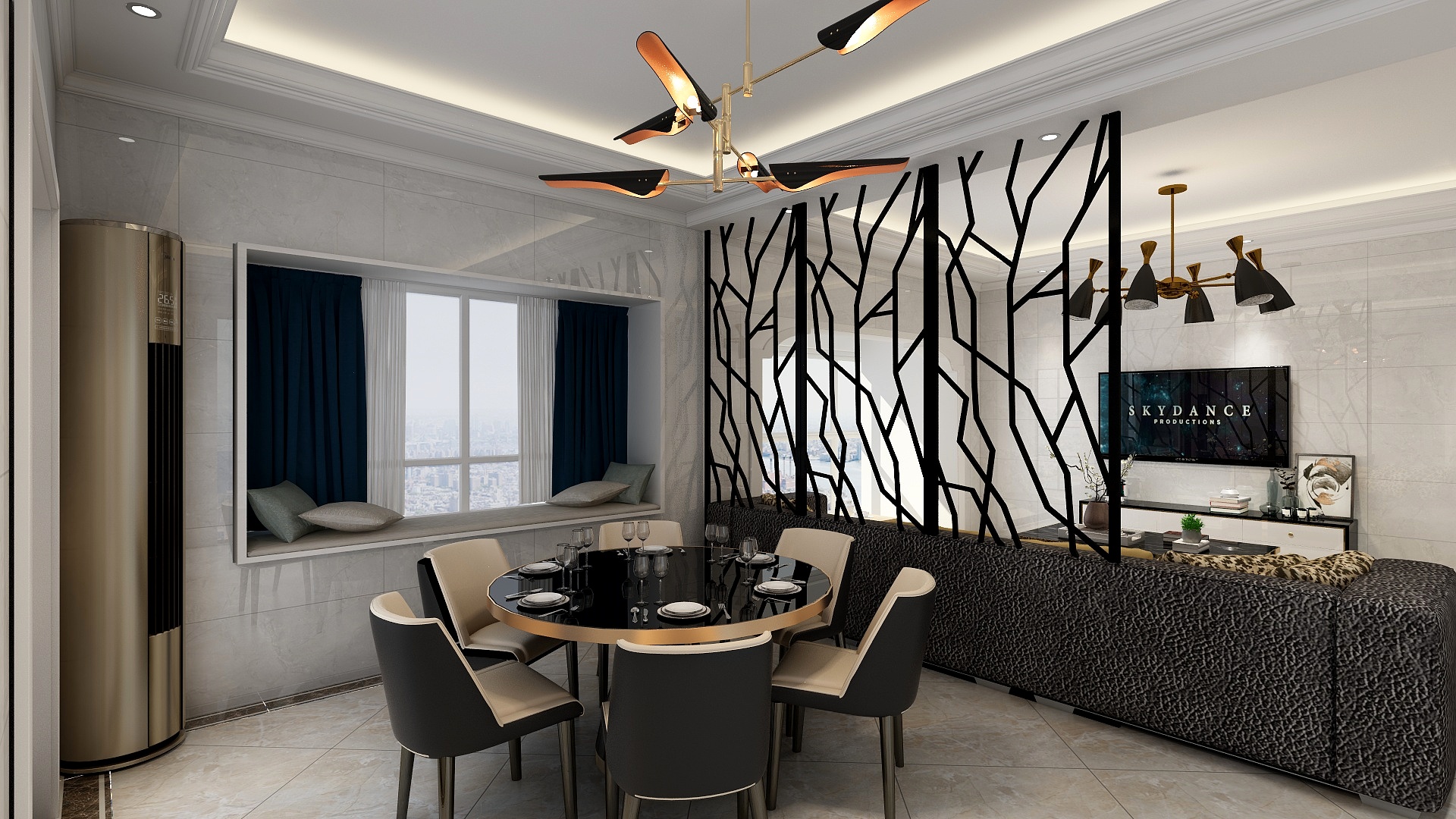 何婉莹设计-邛崃御景苑-装修设计方案