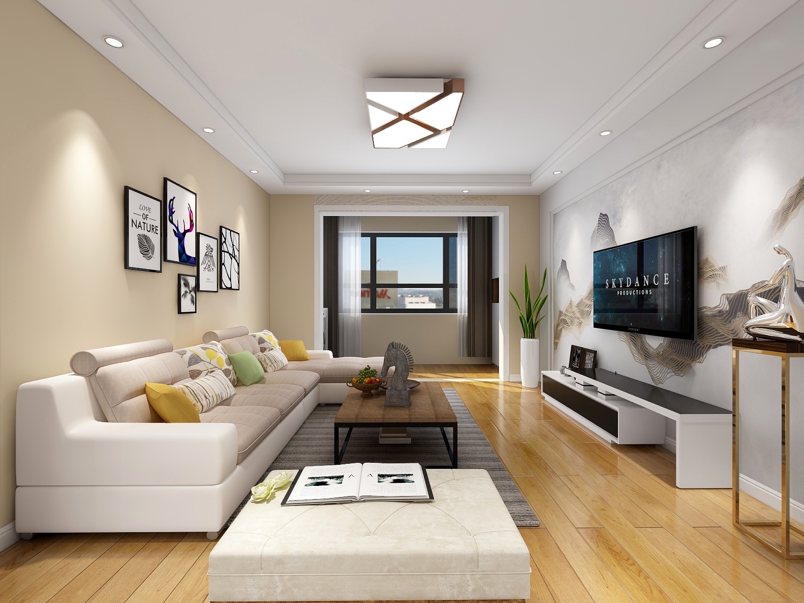 室内装修设计师小杨-虹桥御景效果图-装修设计方案