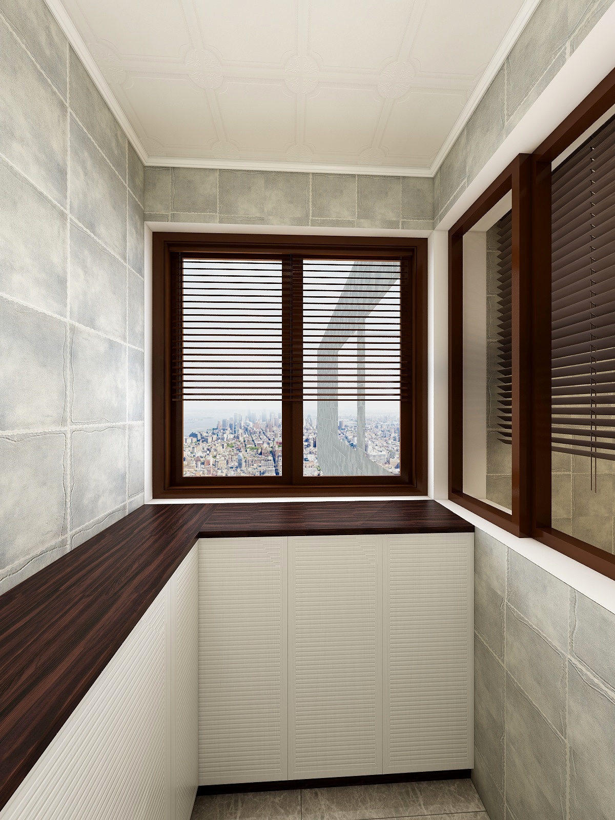 王尉鑫-129方美式三居一层储物间装修效果图第1张