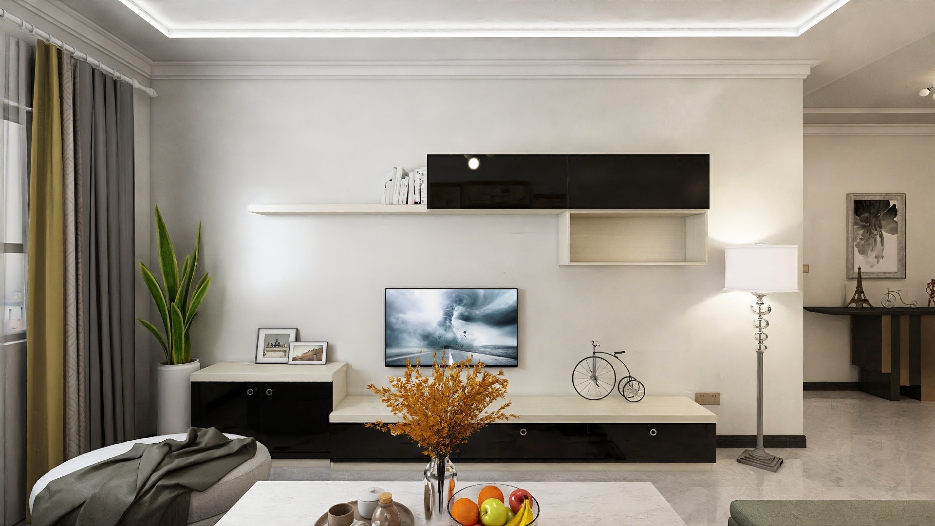 166****0175-荣光·崴廉公馆120.00㎡A13室2厅1卫1厨-装修设计方案