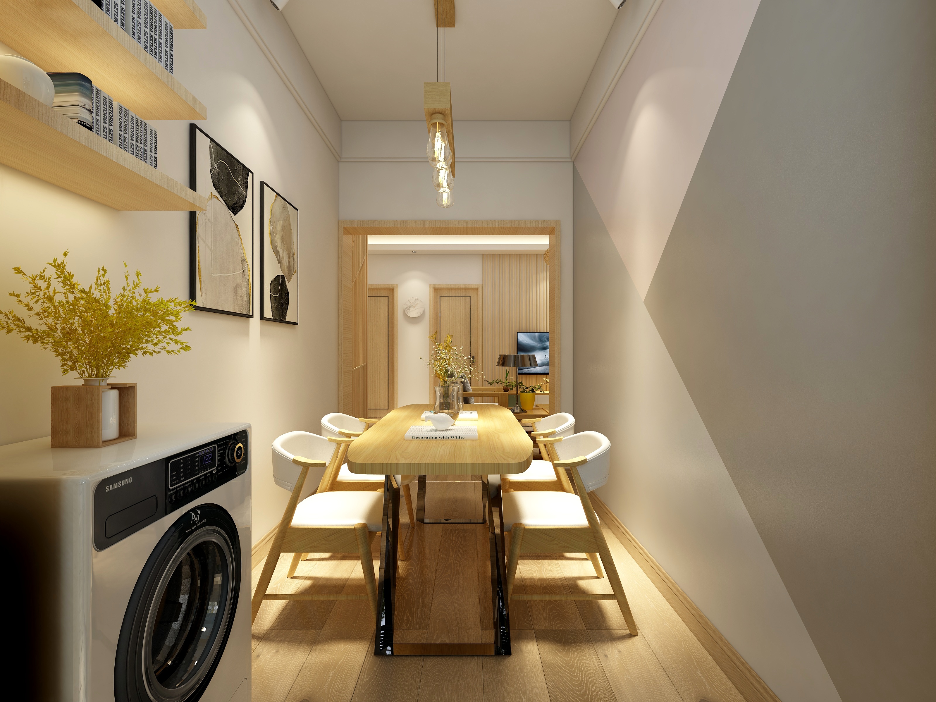 李立猛-66方日式两居装修效果图