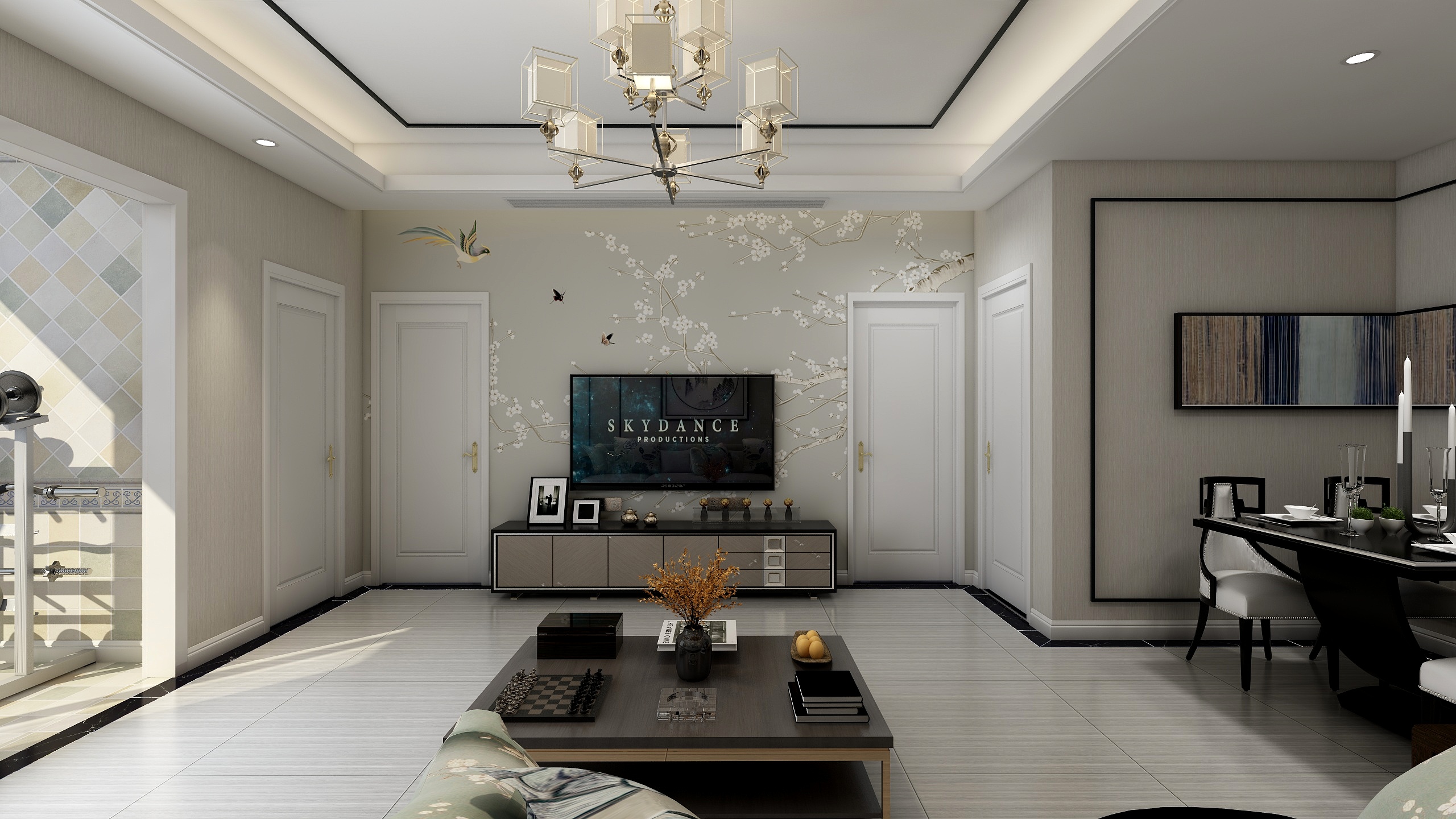 阳光装饰工程-【新中式】-装修设计方案