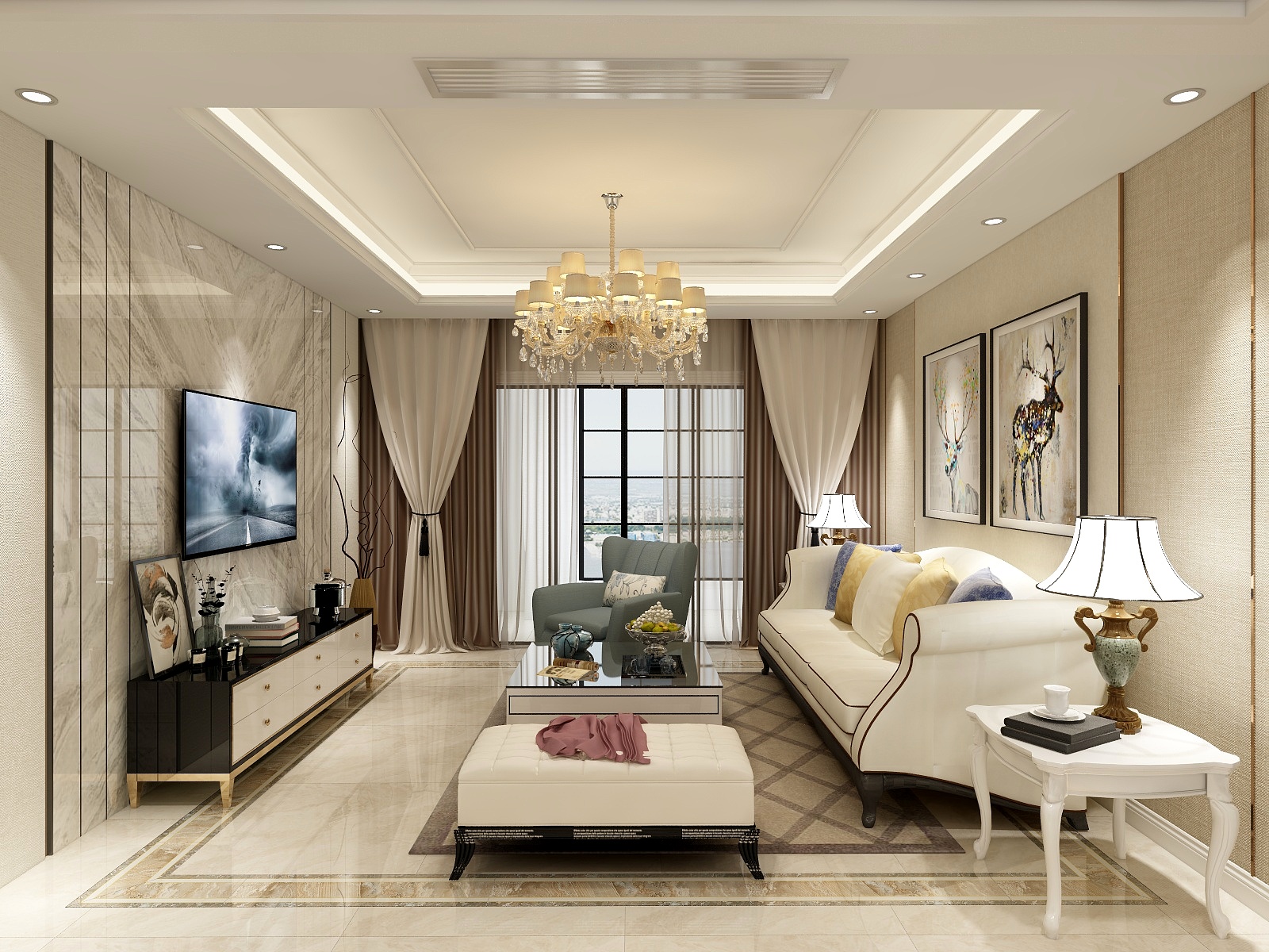 李宁-怀仁东苑现代简约-装修设计方案