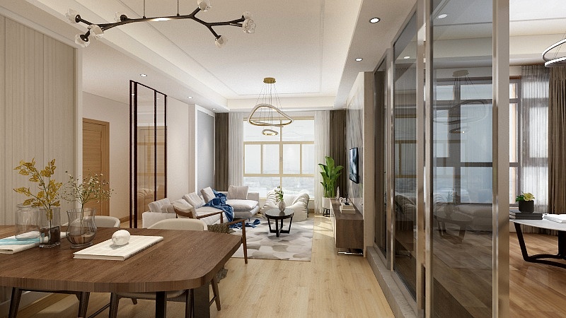 青木绘图-同森熙锦-现代方案（石材）-装修设计方案