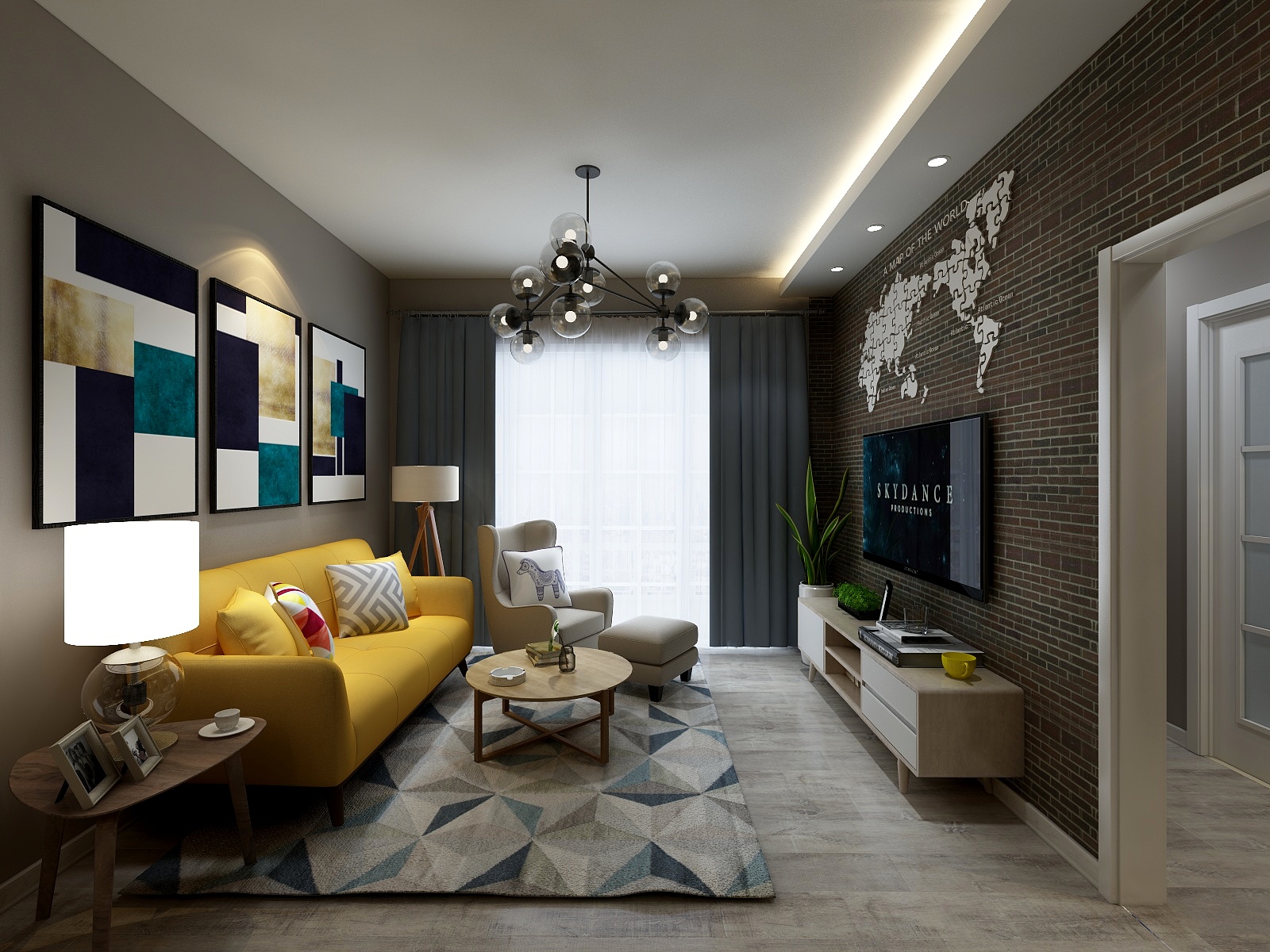 顾宇-小户型公寓-副本-装修设计方案