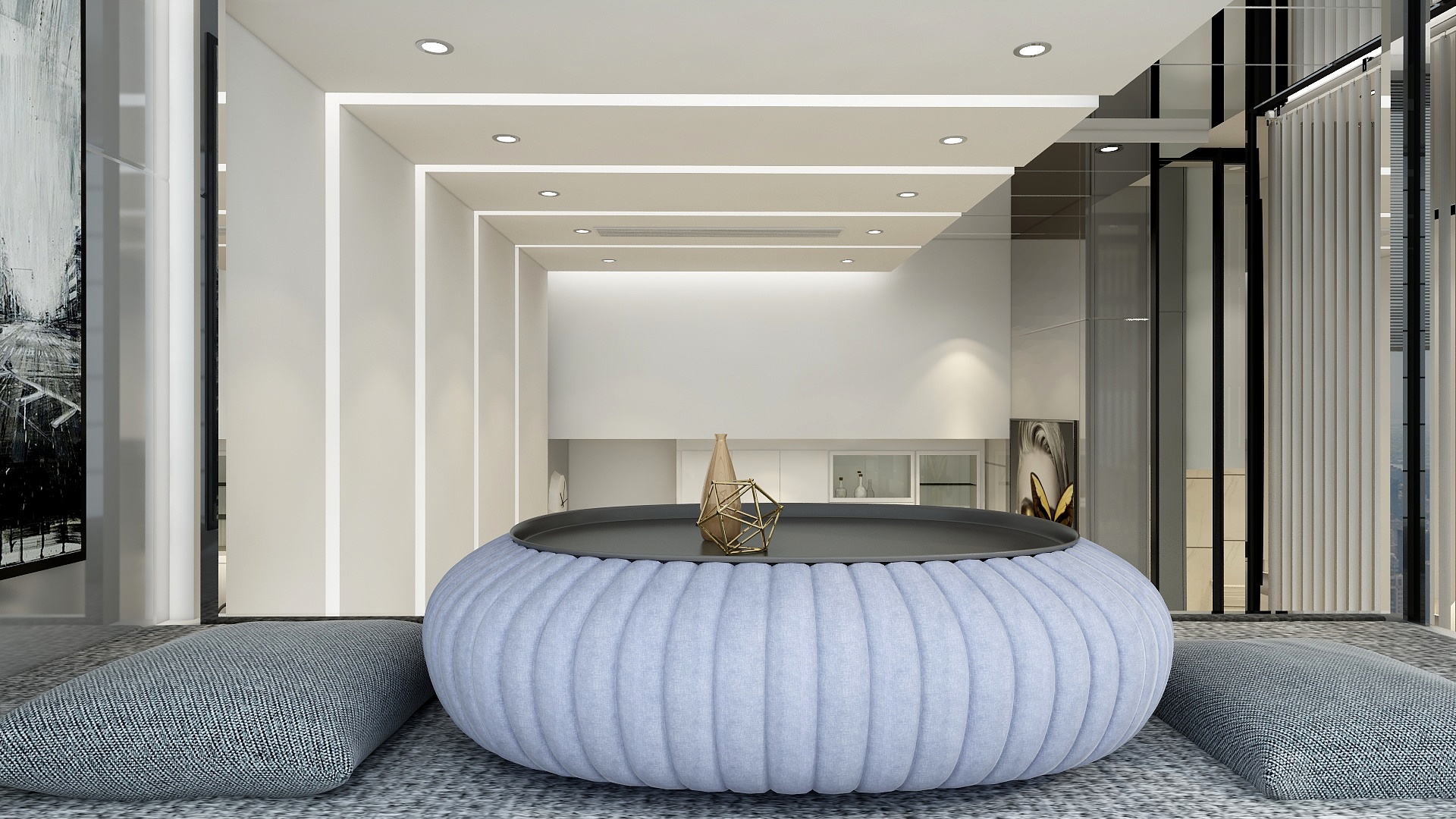 廸偉-4米的天空-現代一居LOFT装修效果图