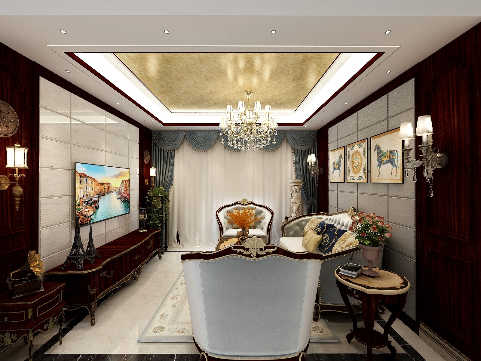 刘强-锦悦楠庭之欧式-装修设计方案