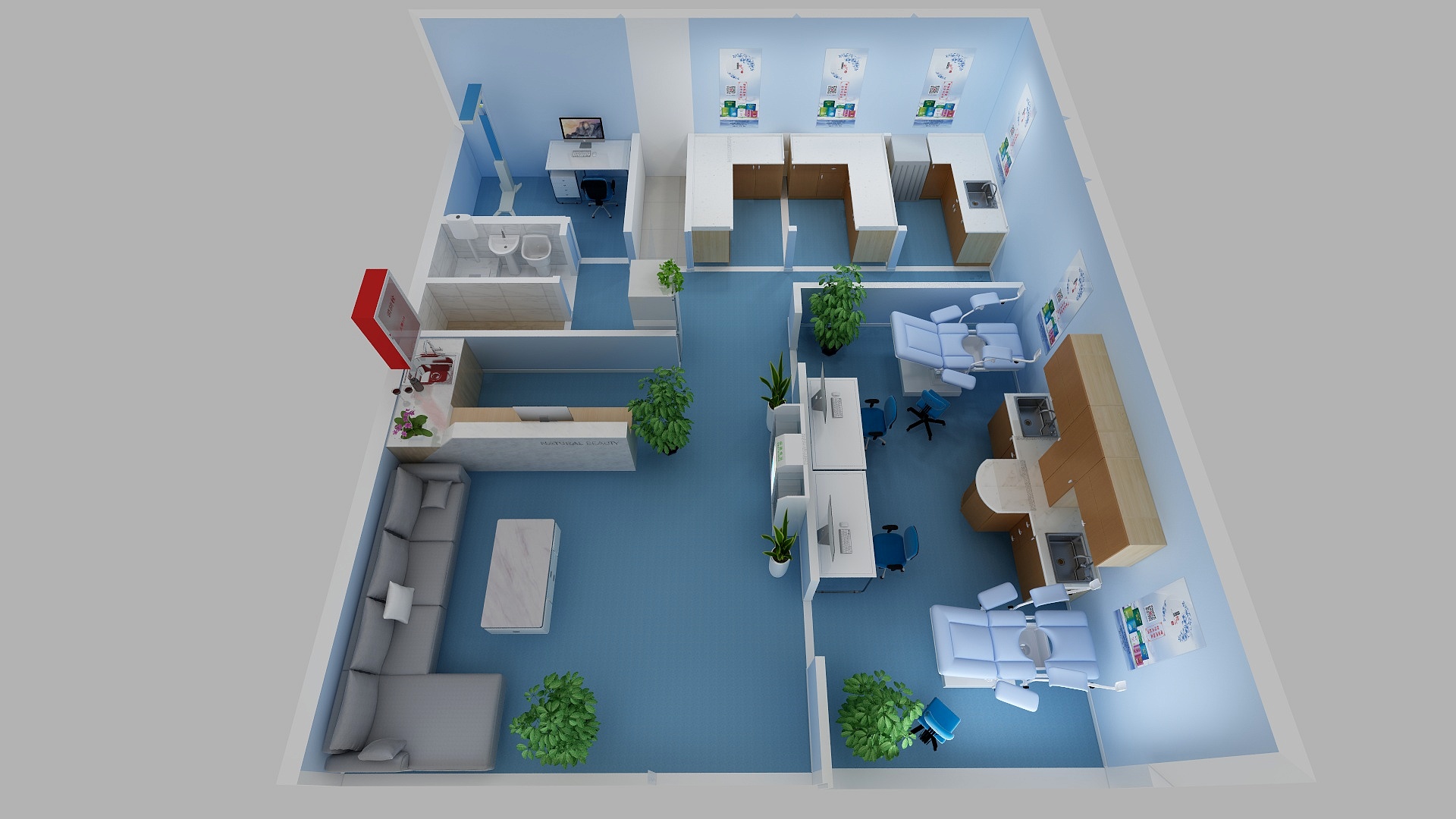 T山人T-嘉益美口腔-装修设计方案