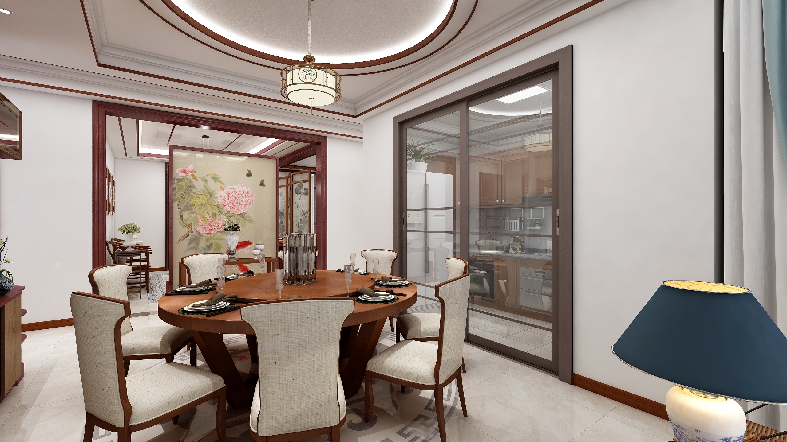 神马云在线-潘府1+3自建房装修效果图