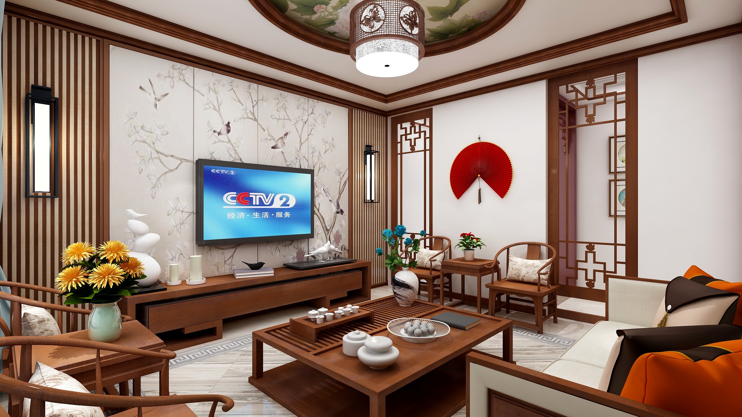 神马云在线-潘府1+3自建房装修效果图