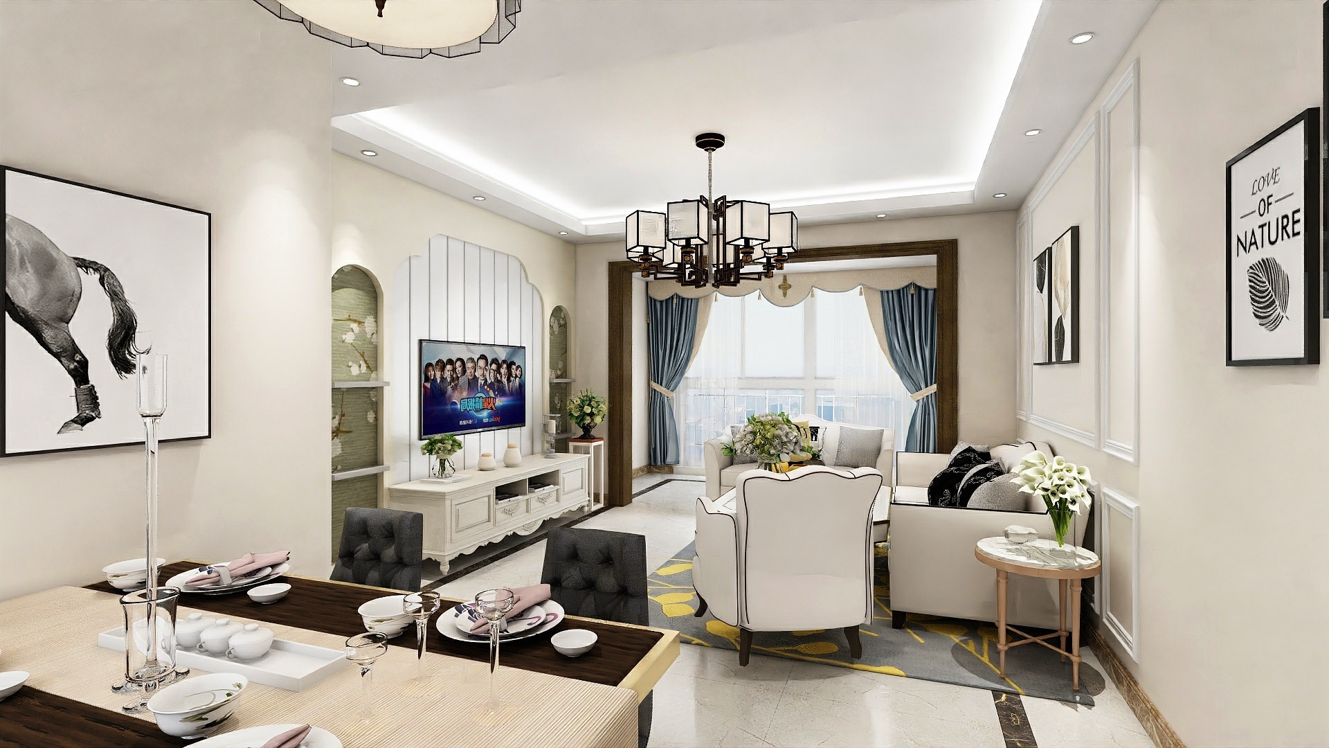 胡帅哥-御莲锦绣-装修设计方案