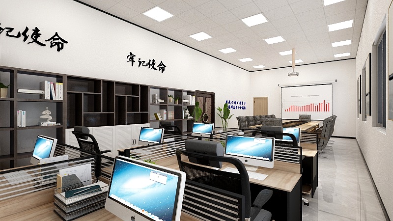 青棠Design-会议室-装修设计方案