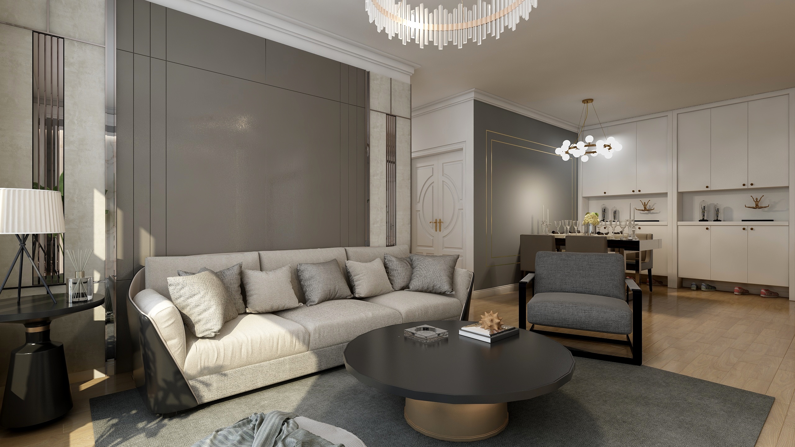 FbfN-万科翡翠天地115.00㎡C-1户型3室3厅1卫1厨-装修设计方案