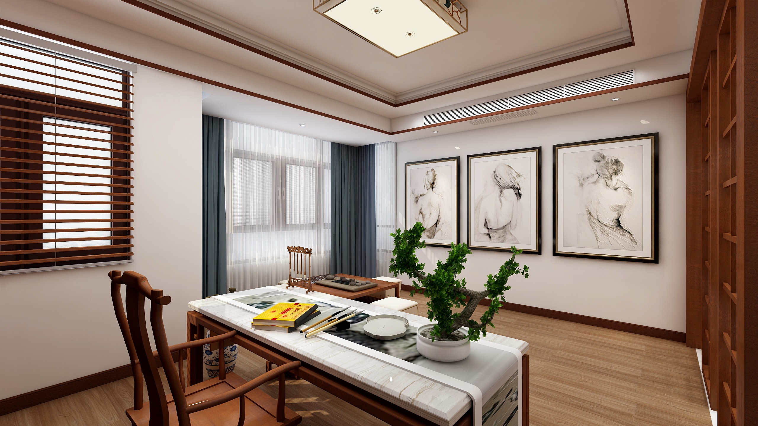 神马云在线-潘府1+3自建房装修效果图