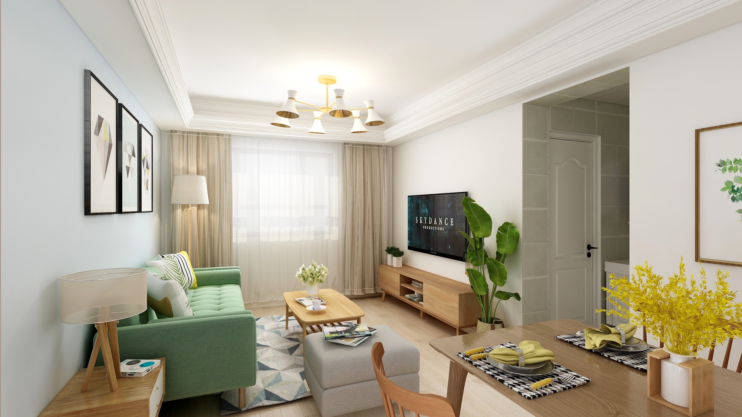 蔡飞飞-蔡飞飞·北欧小户型-装修设计方案