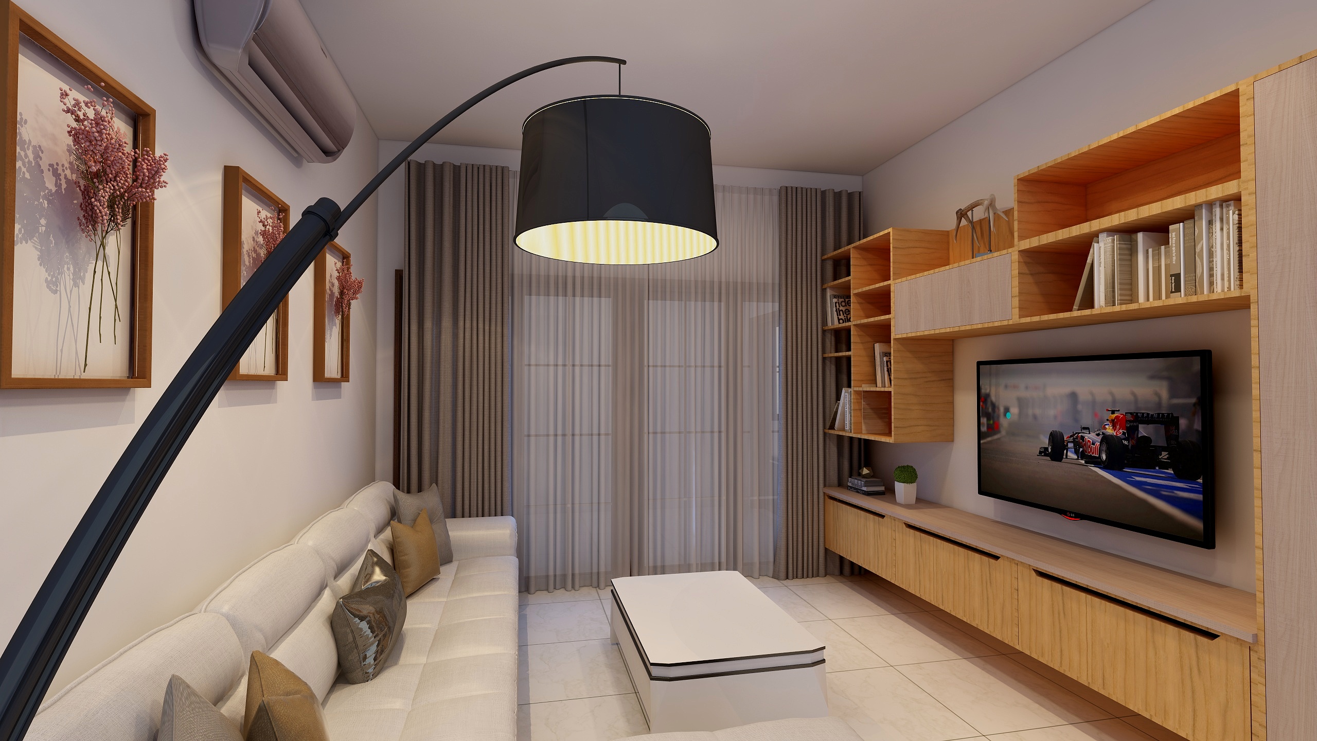 好摄GNRG-二室二厅一厨一卫双阳台70平米户型图-装修设计方案