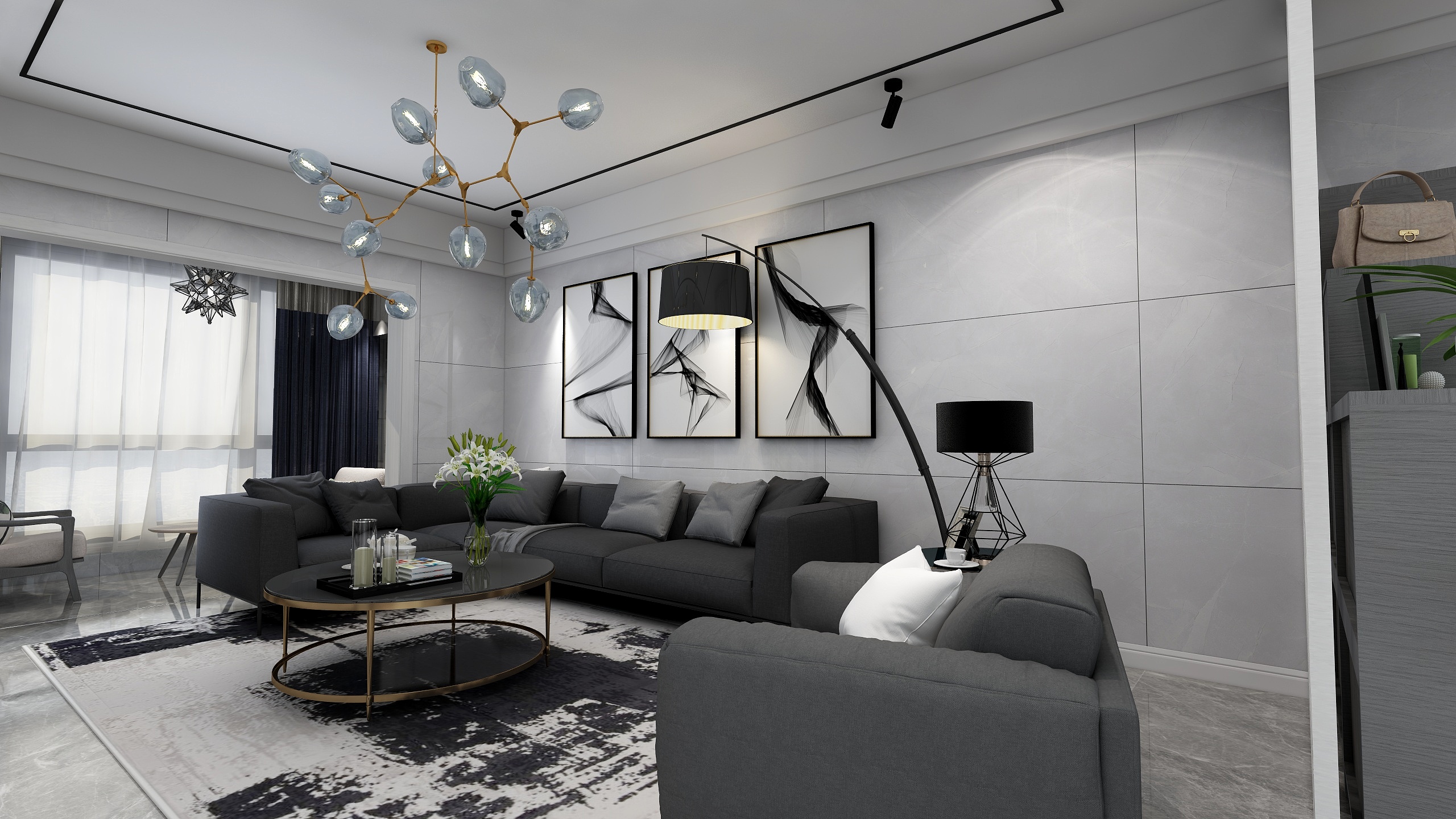 川合设计亢健-荣耀龙城45#21楼东边户-装修设计方案