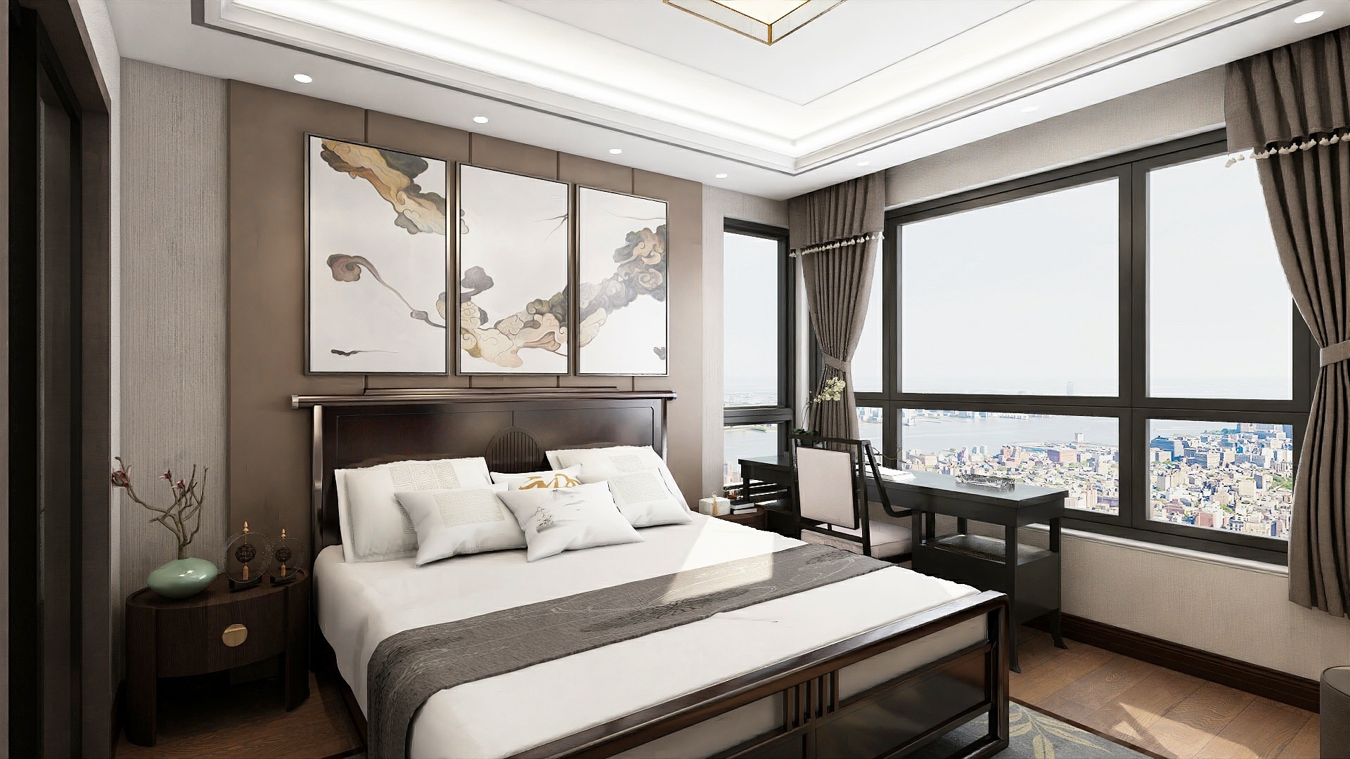 Ailing1019-荣和悦澜山125.00㎡3#、5-7#楼D户型4室2厅2卫1-副本-装修设计方案