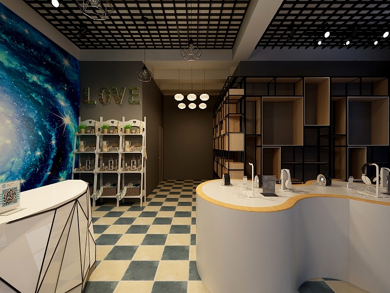 风度空间设计-韩工-精品店-装修设计方案
