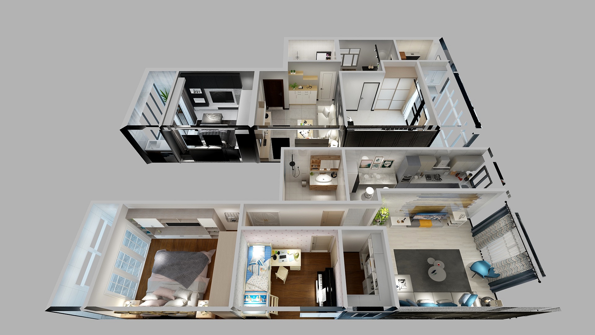 祁浩-未命名户型图-装修设计方案