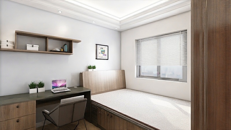 全屋设计师刘小东-富力金禧城90.00㎡A区-A户型2室2厅1卫1厨-副本-装修设计方案