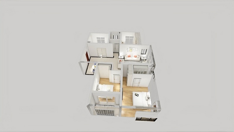 街角鸢尾xj-安厦帝景名都127平方-装修设计方案