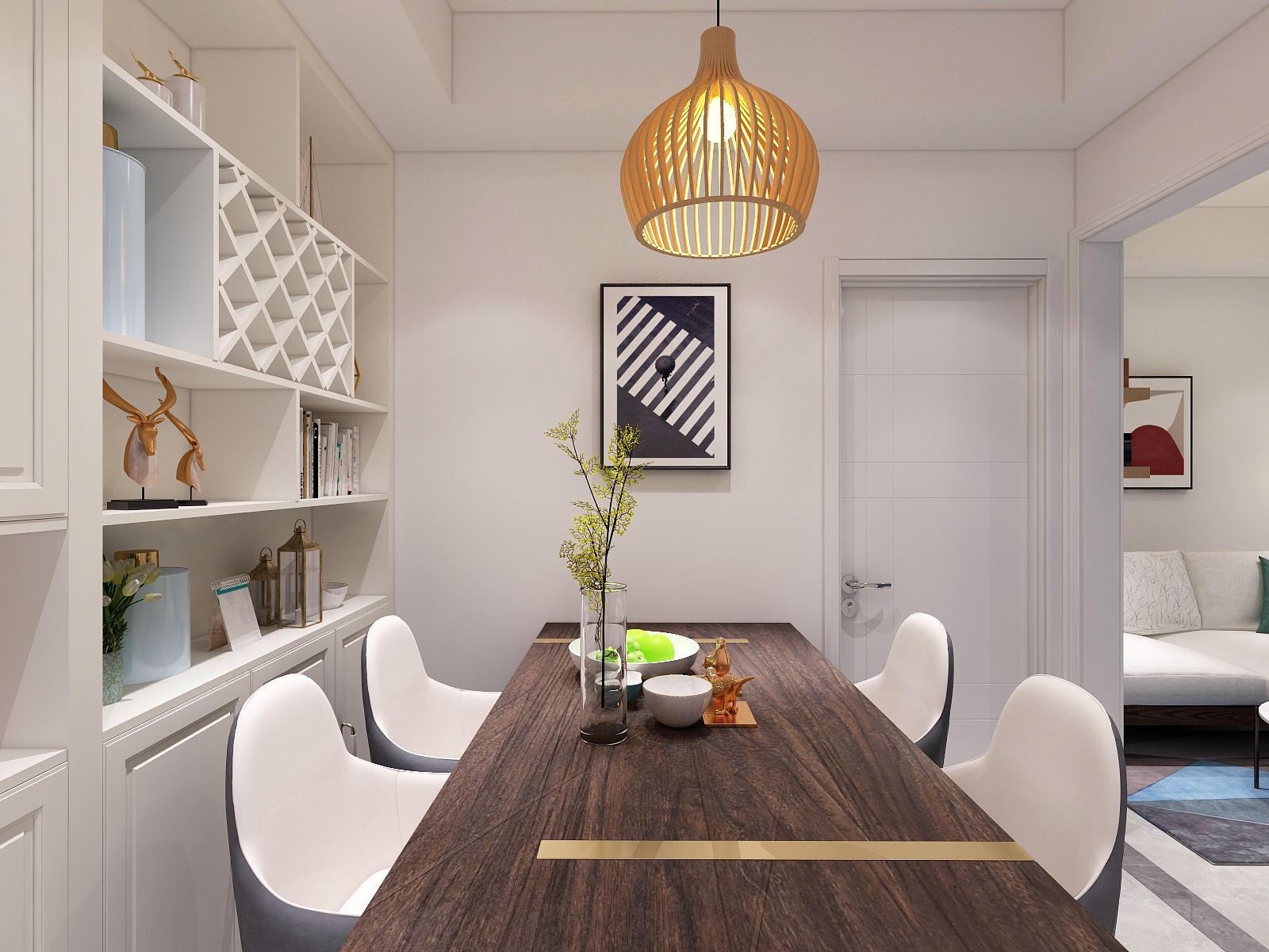 刘安明-41方现代一居装修效果图