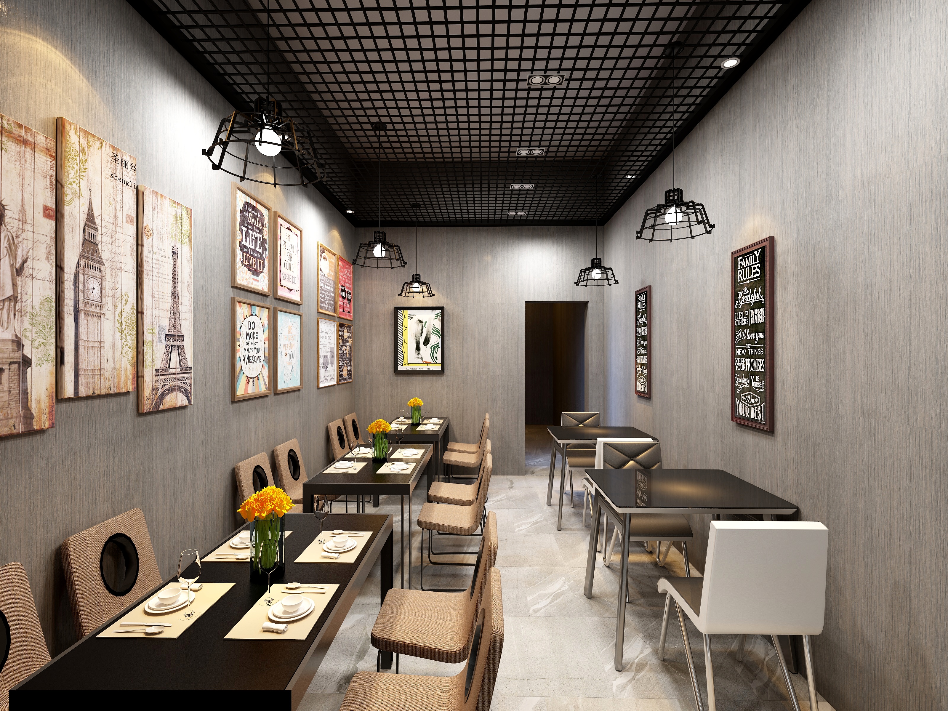 谢青林-广兴洲餐馆-装修设计方案