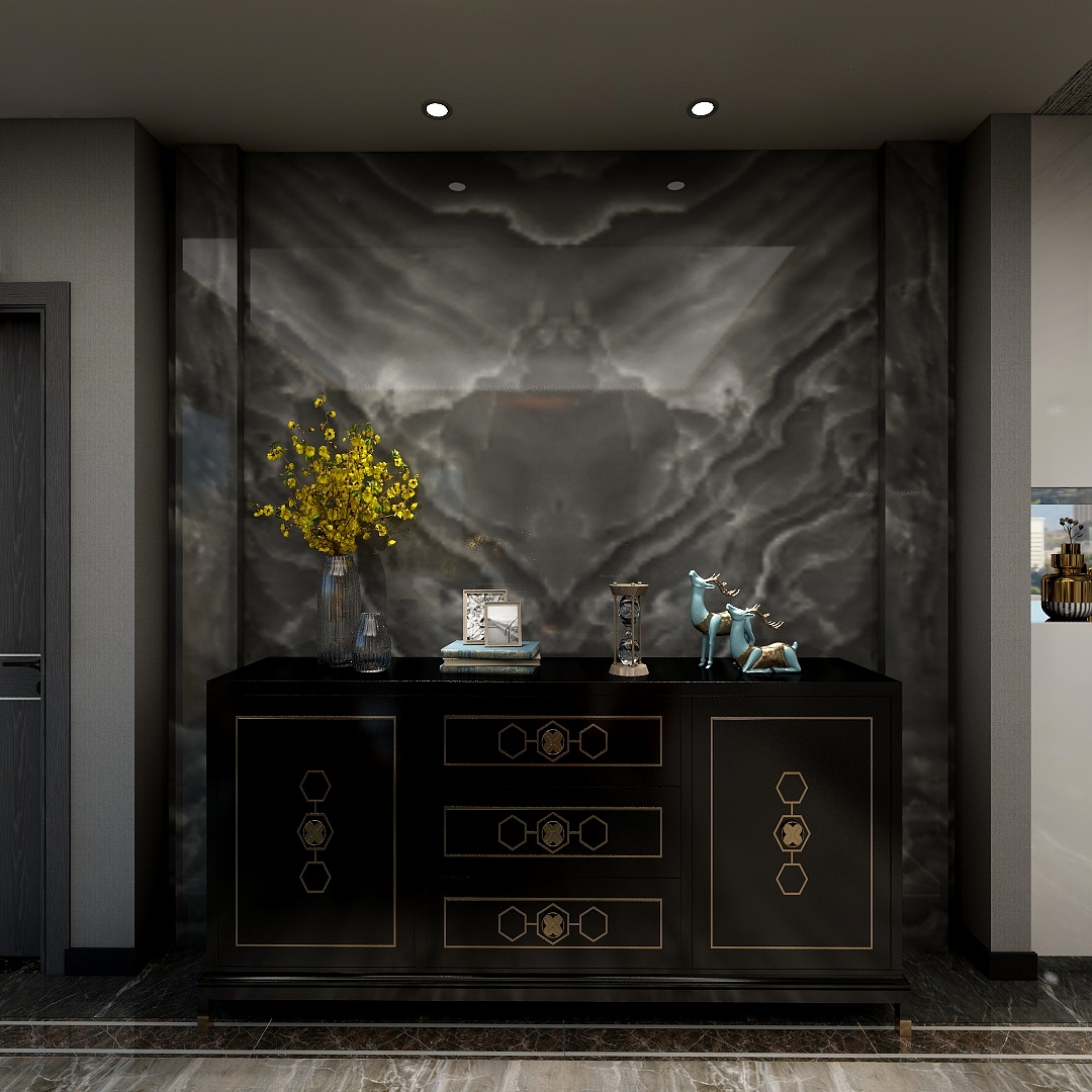 王炎栋-彼岸花开--200㎡港式工业风大平层装修效果图