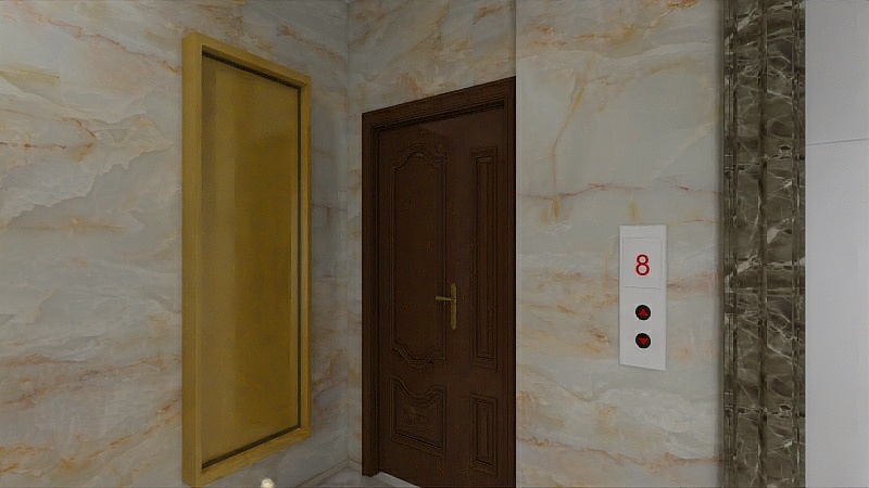 建华HYtnpn-8号，9号户型图公用电梯间-装修设计方案