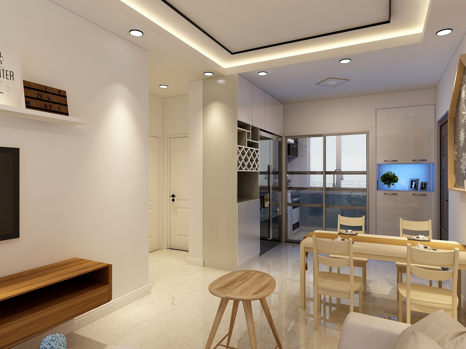 译竹设计师张英-佘北家园铃兰苑文先生-装修设计方案