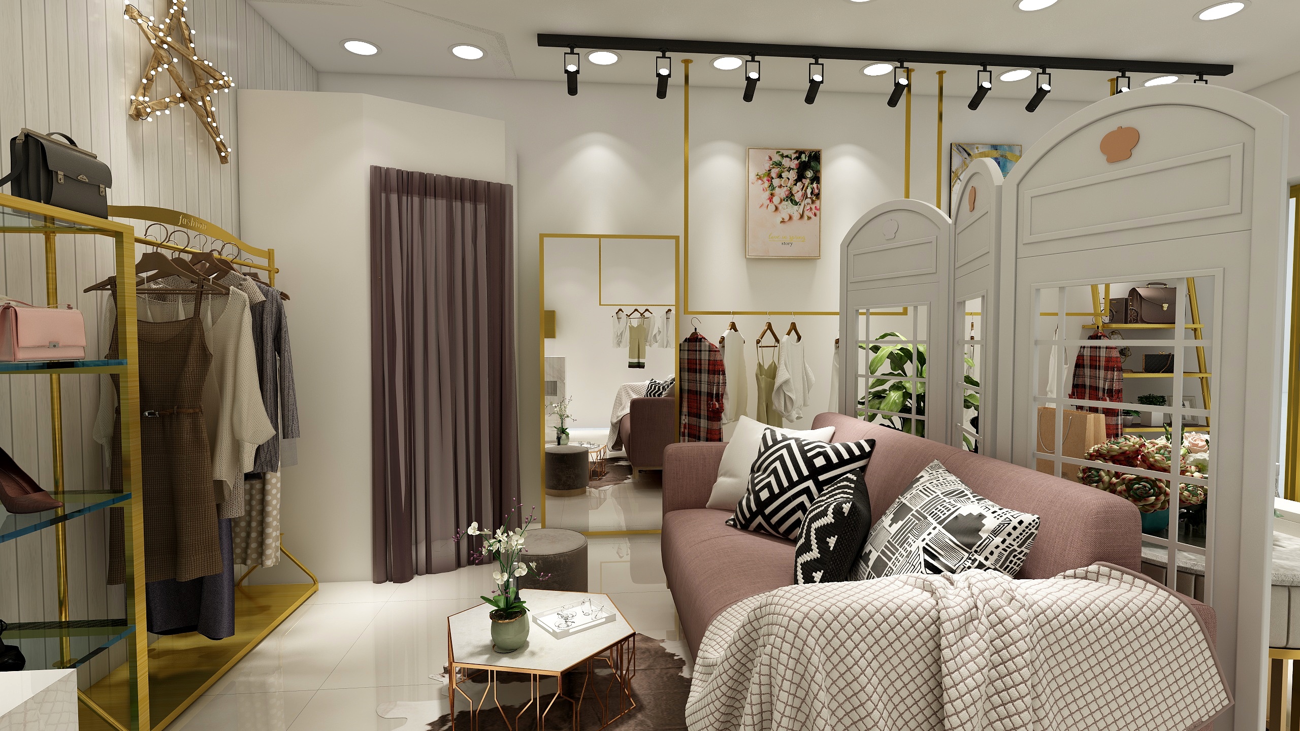 这么远那么近ITnI-知其服装店-装修设计方案