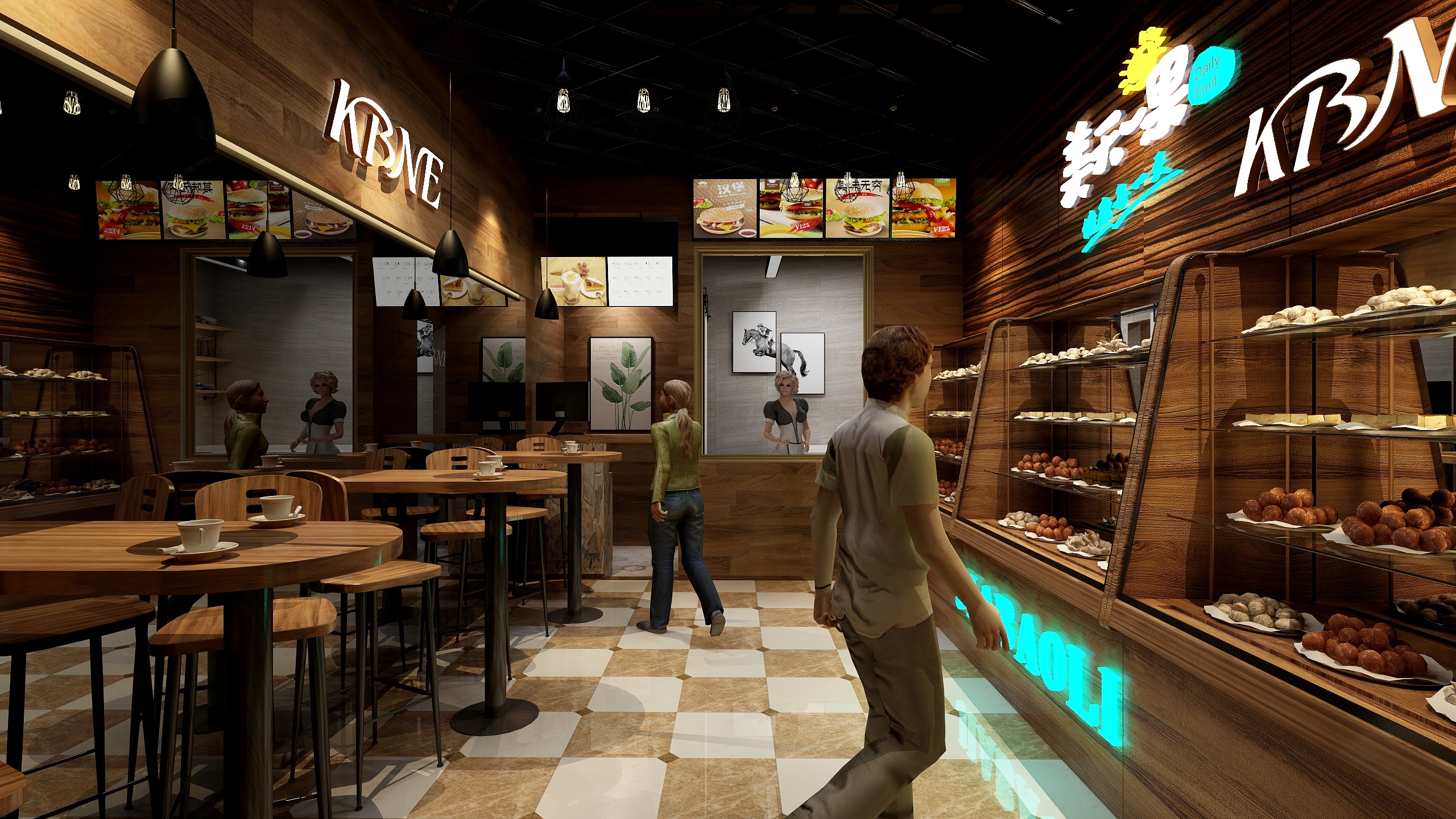 道田装饰-蛋糕甜品店-装修设计方案