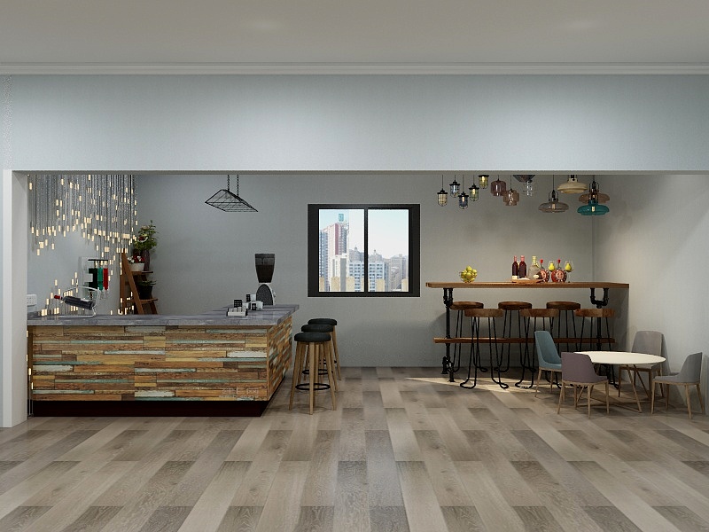 龙游欧琳厨电全屋-溪口信用社吧台-副本-副本-装修设计方案