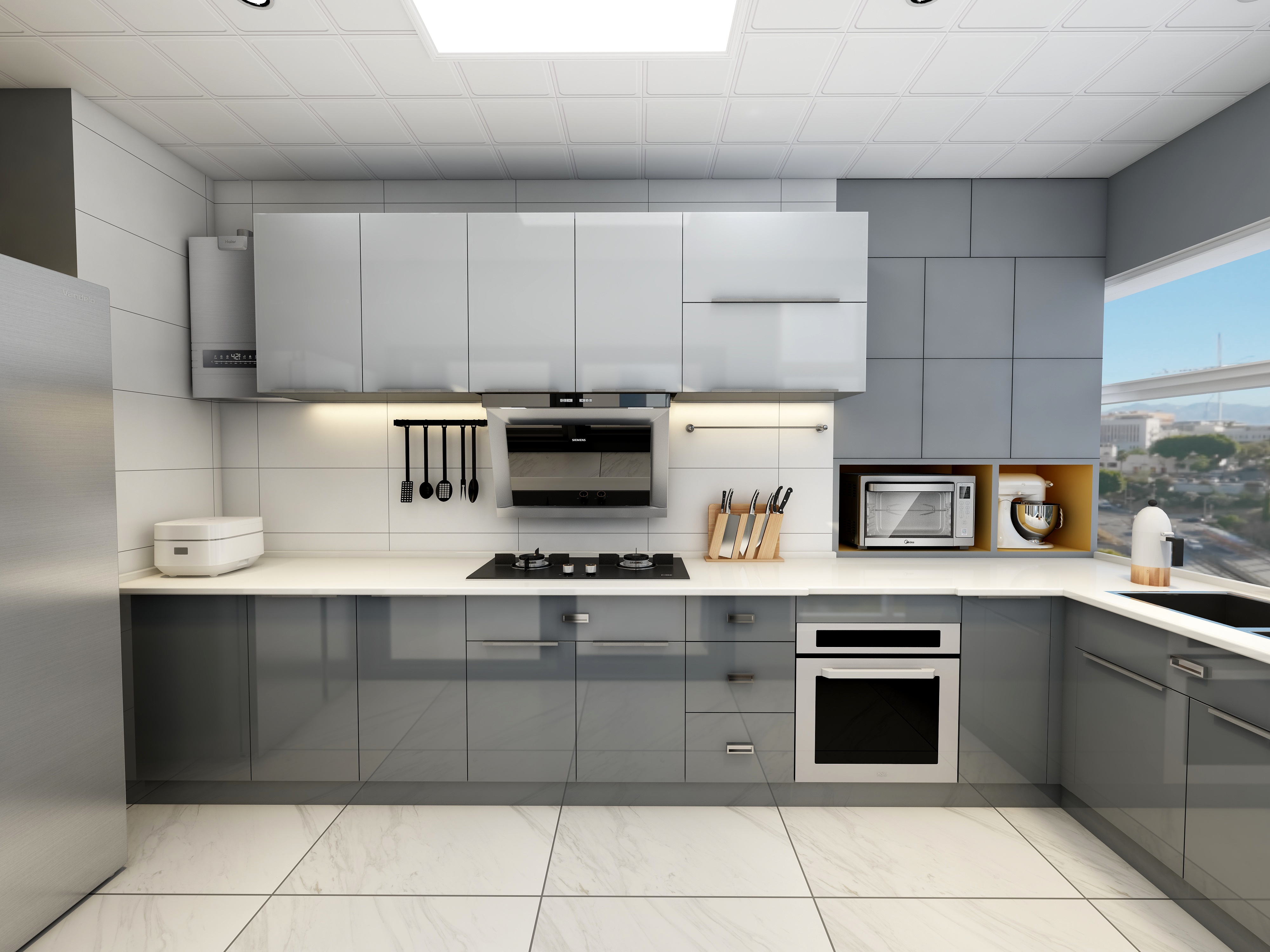 李青越-126方北欧三居装修效果图