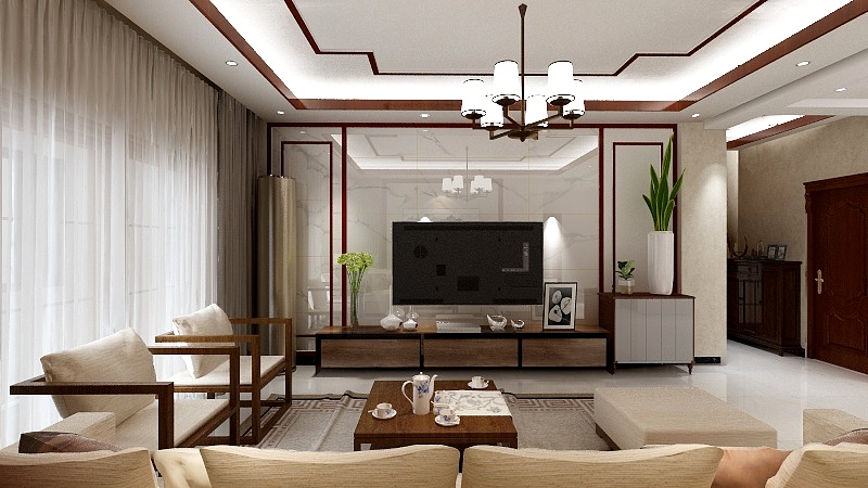 起不出名字-卢峰的中式-装修设计方案