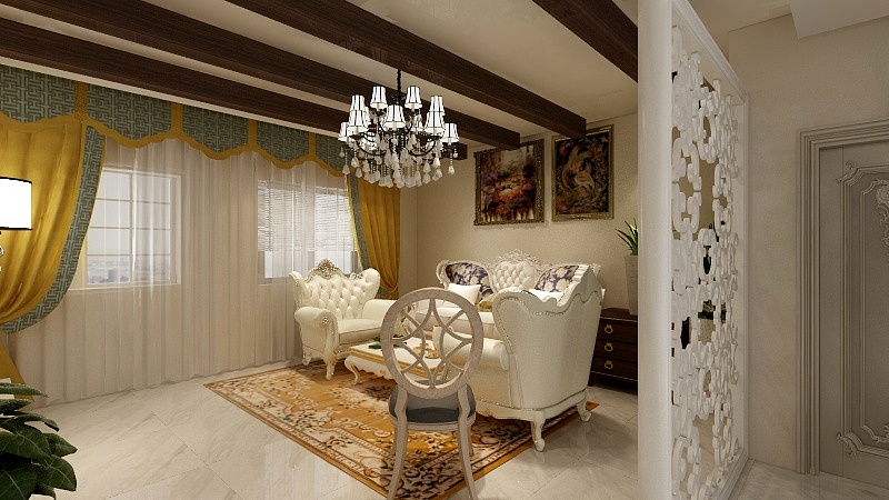 150****6316cykW-香缇溪岸126.06㎡洋房8#楼5层E2户型-装修设计方案