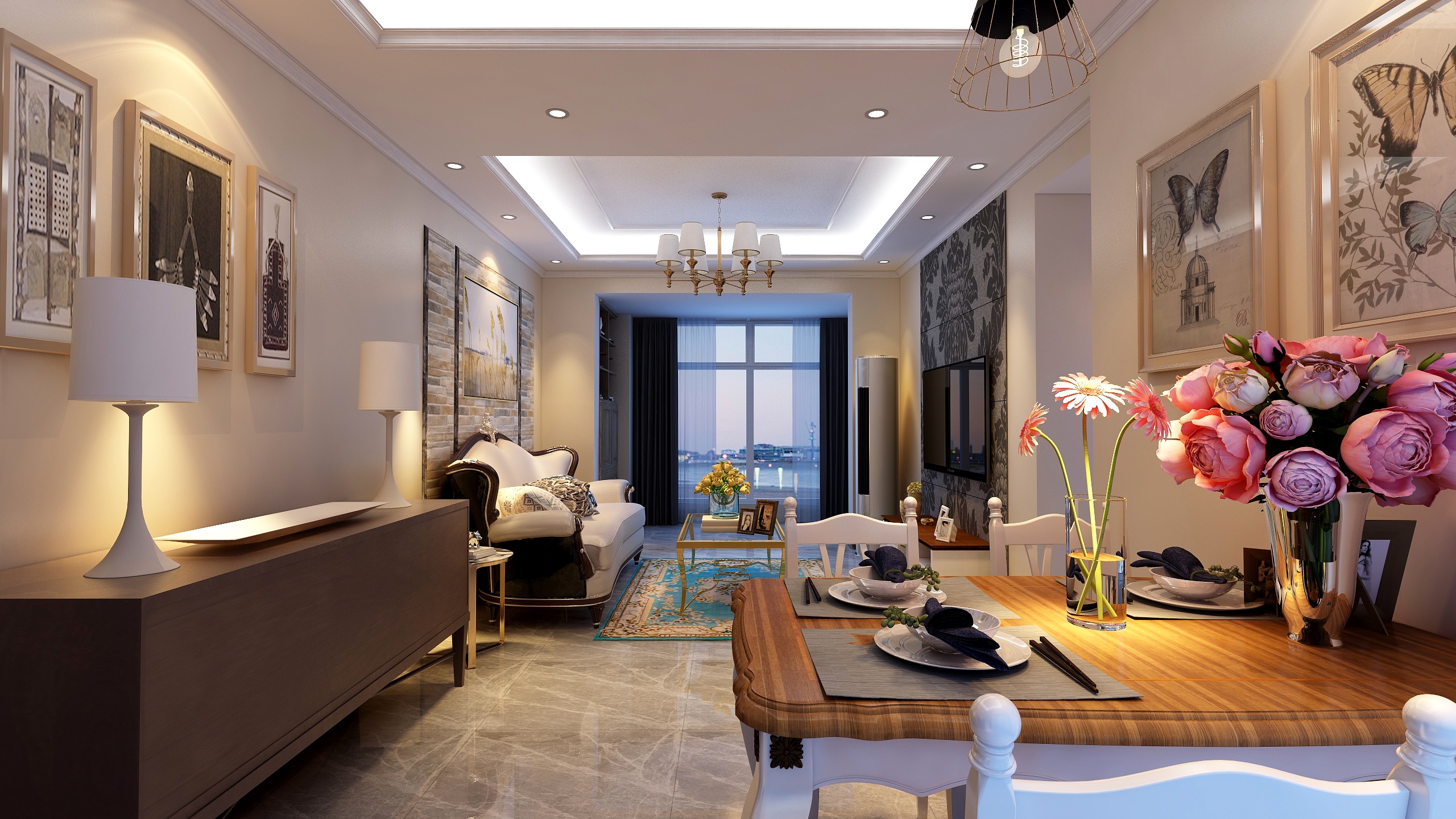 有壹点设计-正黄金色领地A1B1-装修设计方案