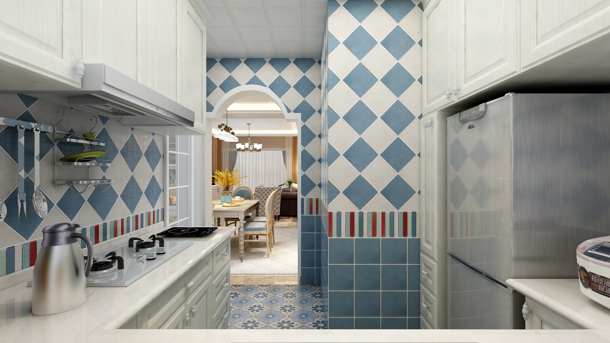 郑宇阳-经典美式|优雅曼哈顿装修效果图