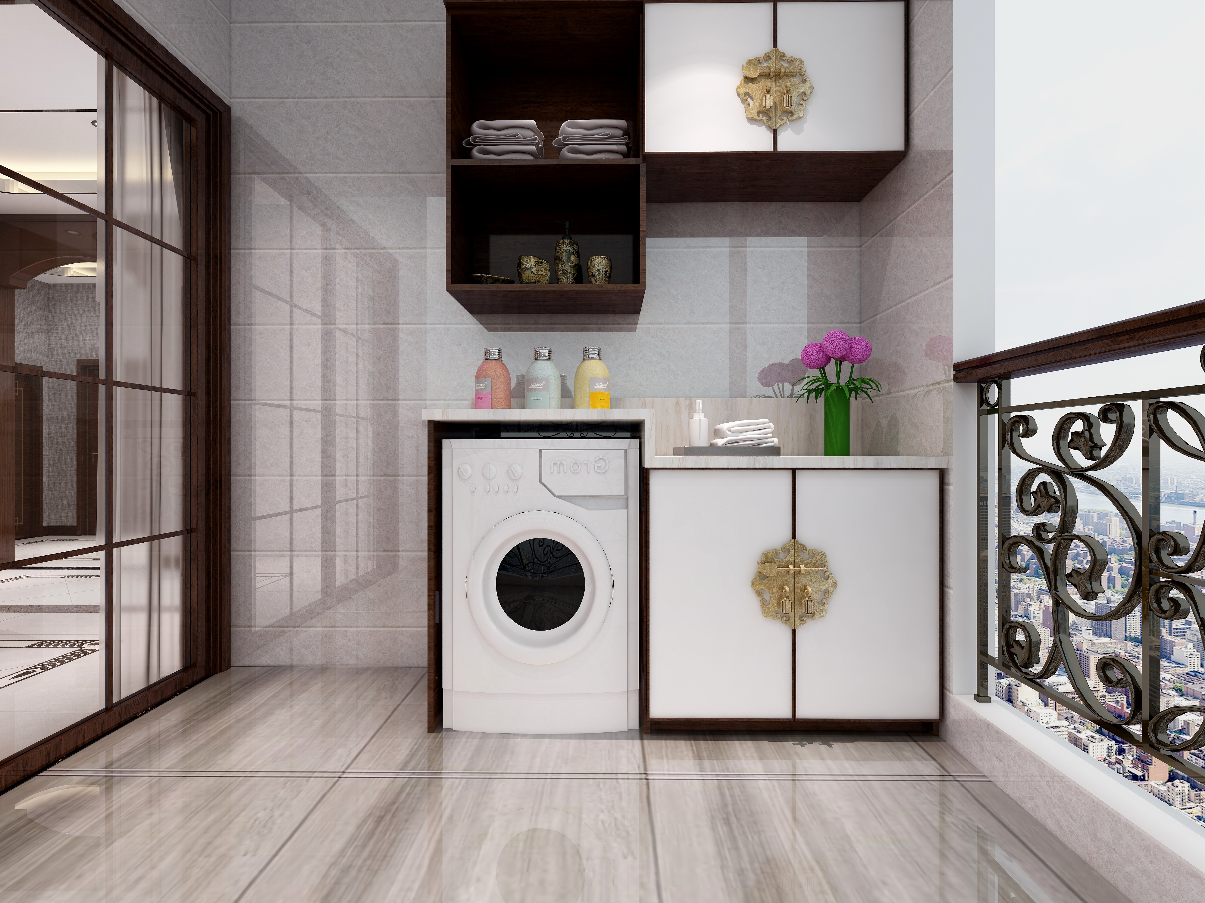 欧阳雪健-147㎡新中式别墅装修效果图