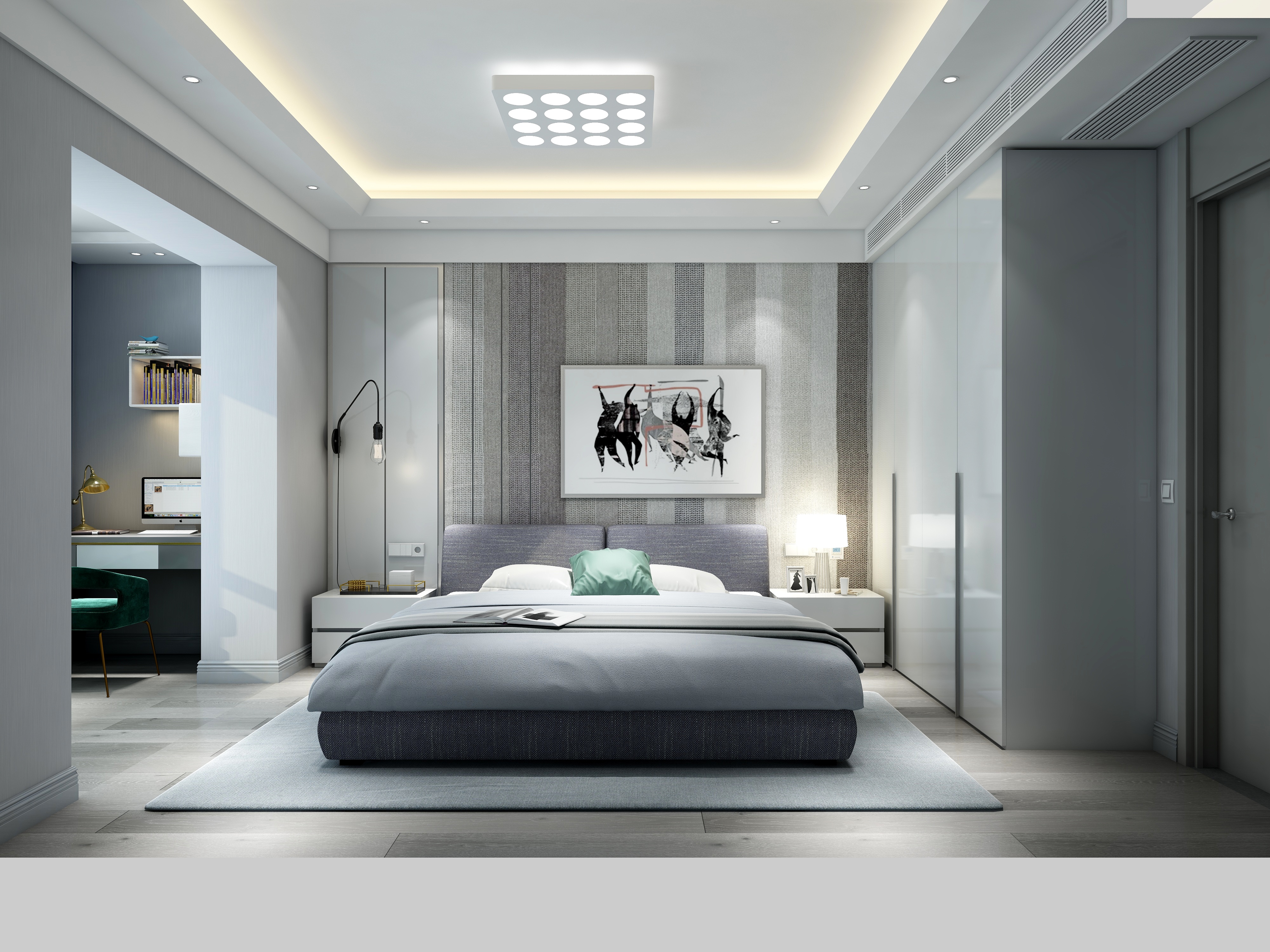 李青越-《天津翰林院》装修效果图