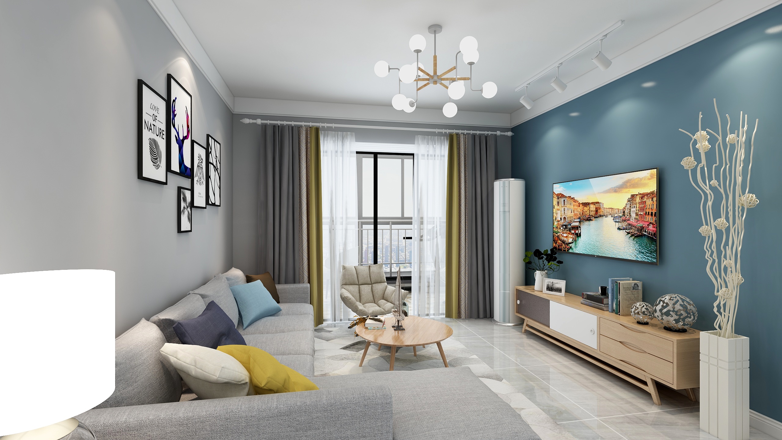 陈yue-110平北欧风公寓-装修设计方案