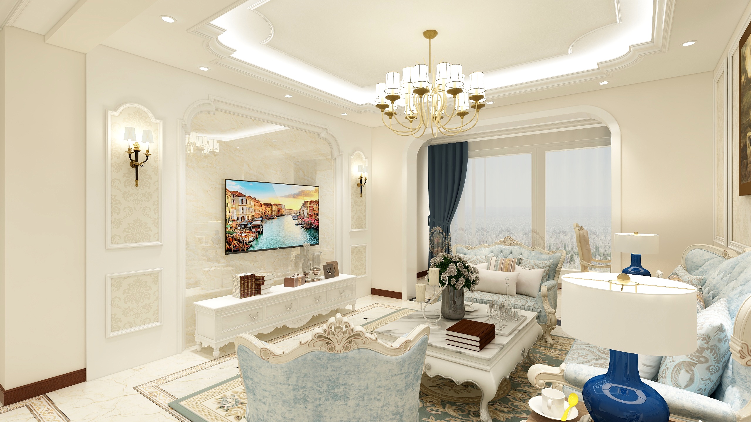 丁乾柯-龙城1号128㎡-装修设计方案