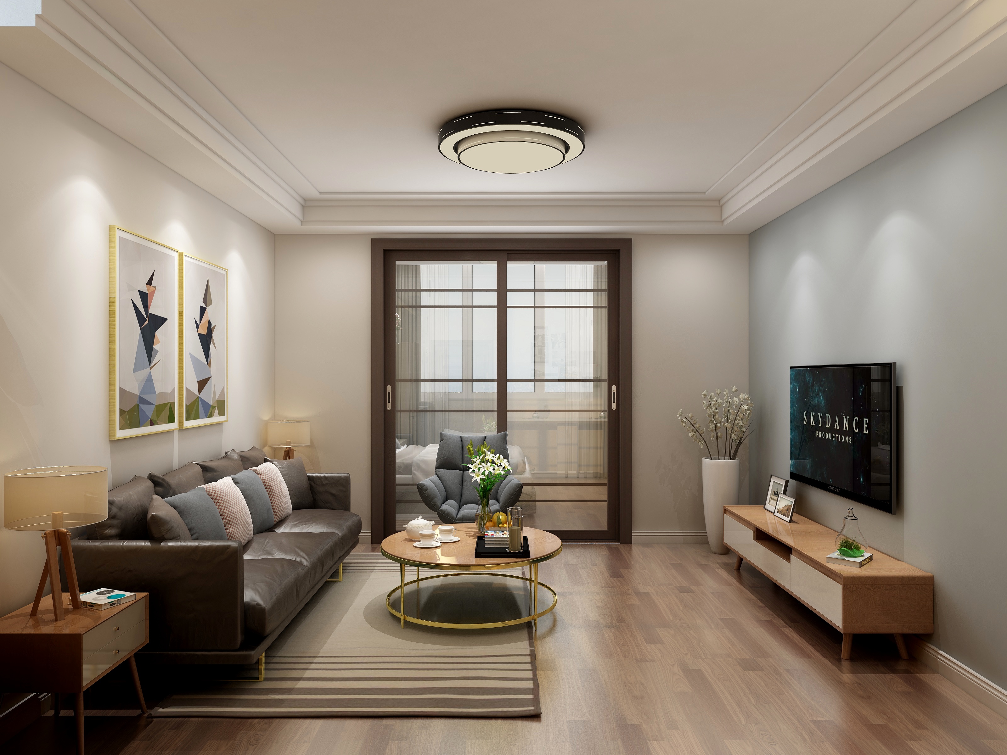 againyeIH-单身公寓-装修设计方案