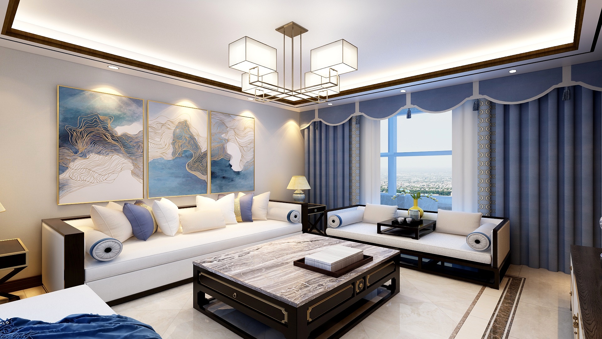 AND安邸空间设计-国粮公寓新中式方案-装修设计方案